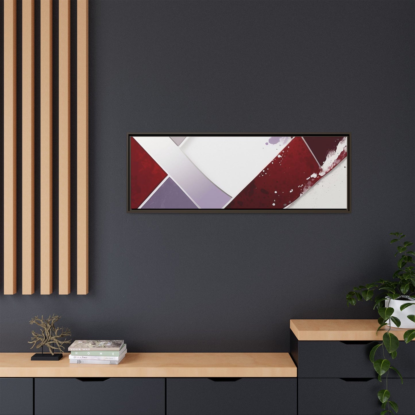 Matte Canvas, Framed (Multi-color)