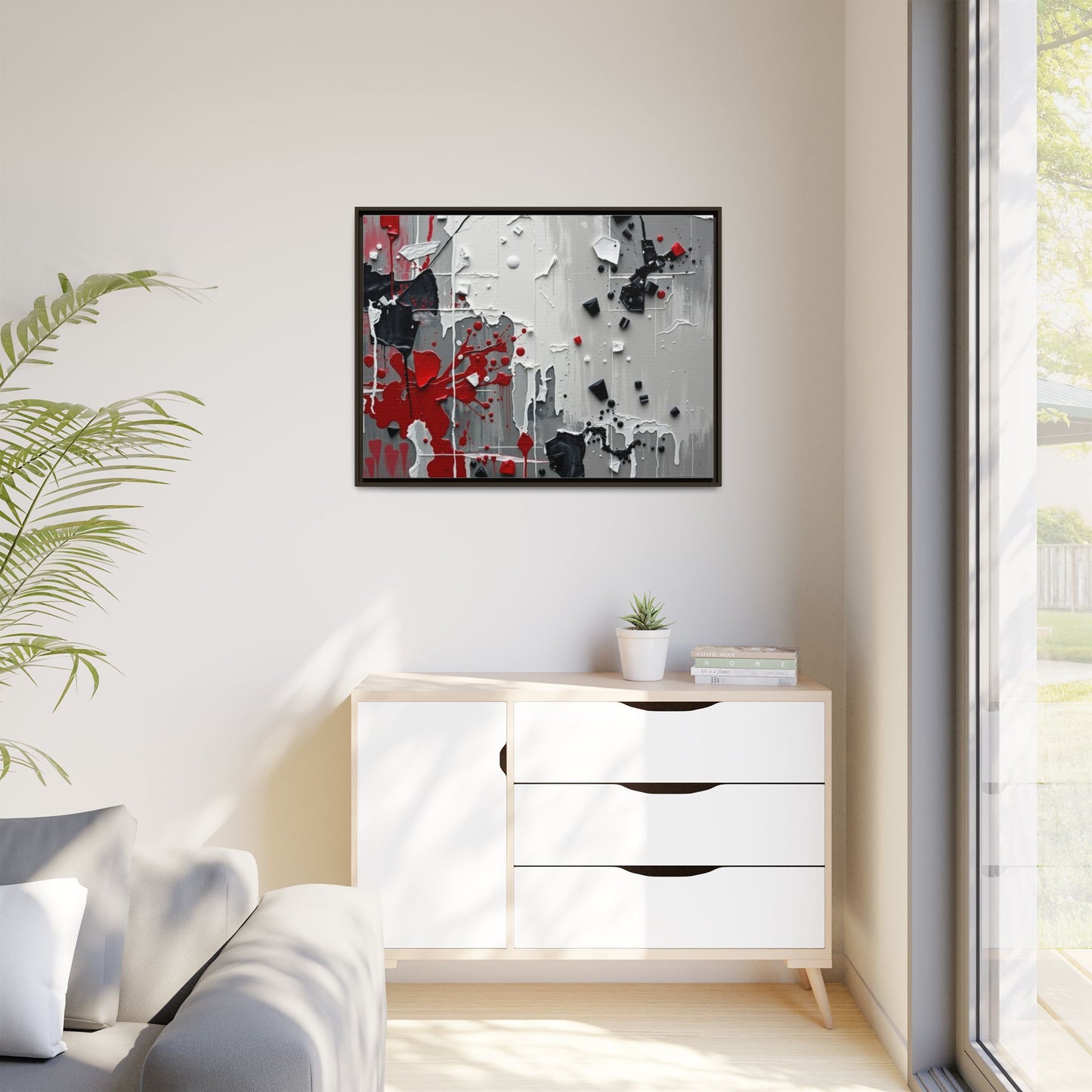 Matte Canvas, Framed (Multi-color)