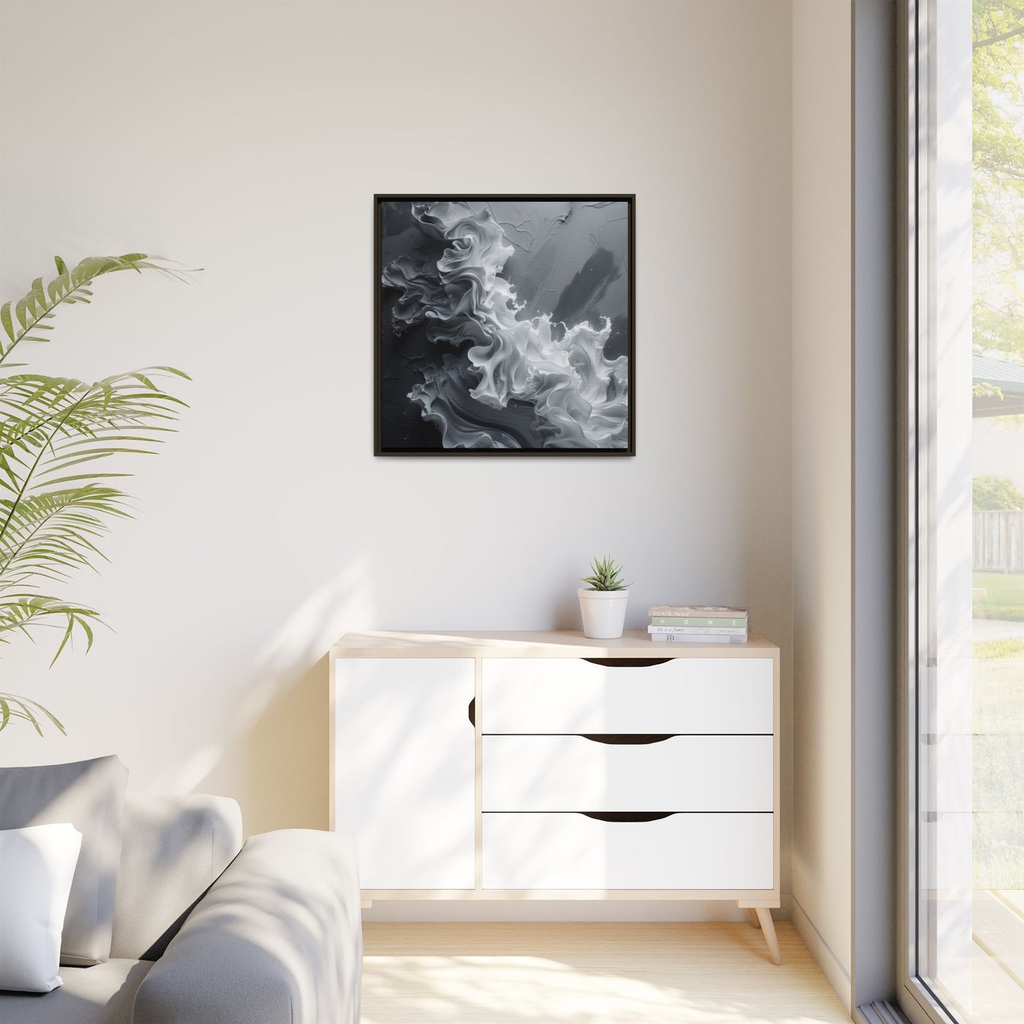 Matte Canvas, Framed (Multi-color)