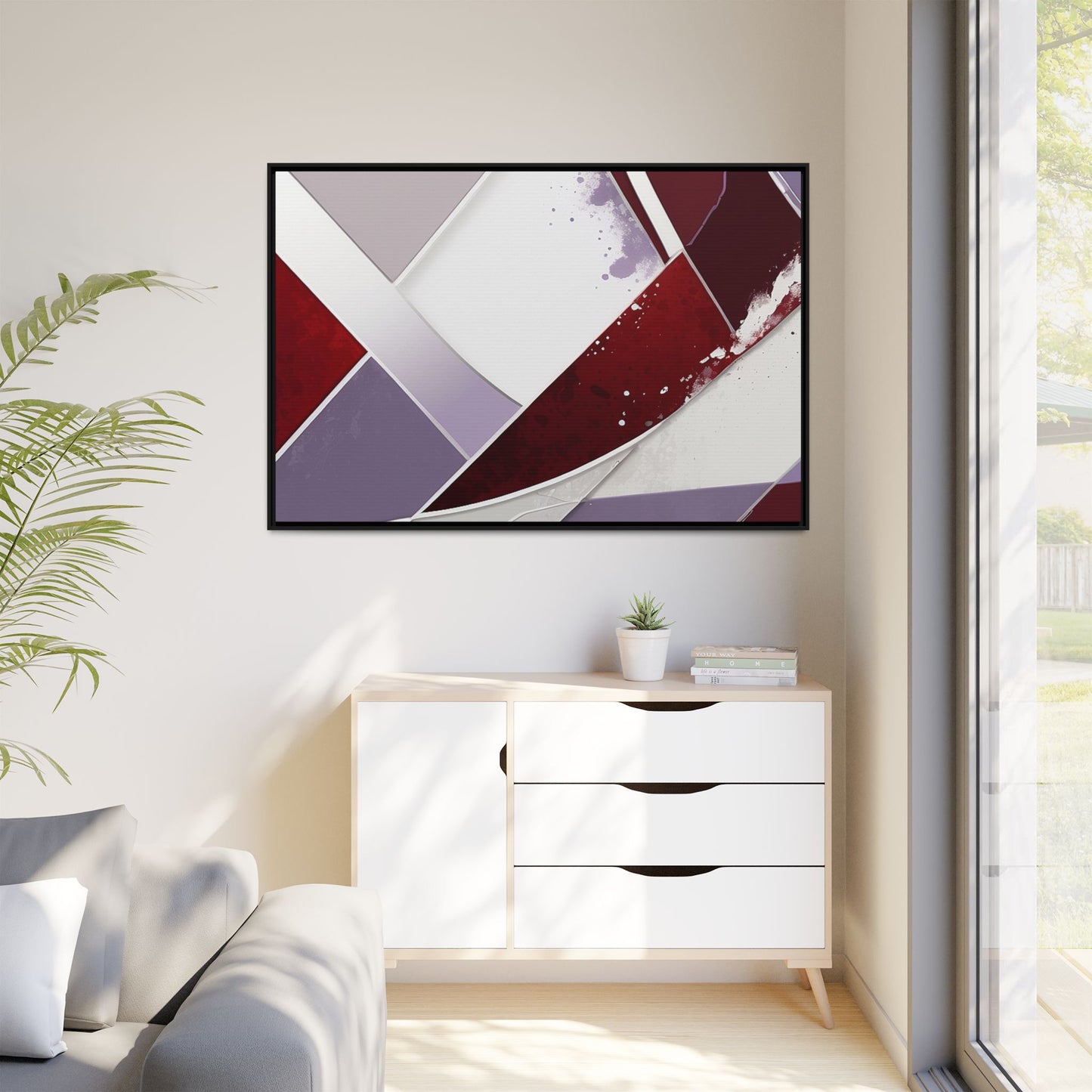 Matte Canvas, Framed (Multi-color)