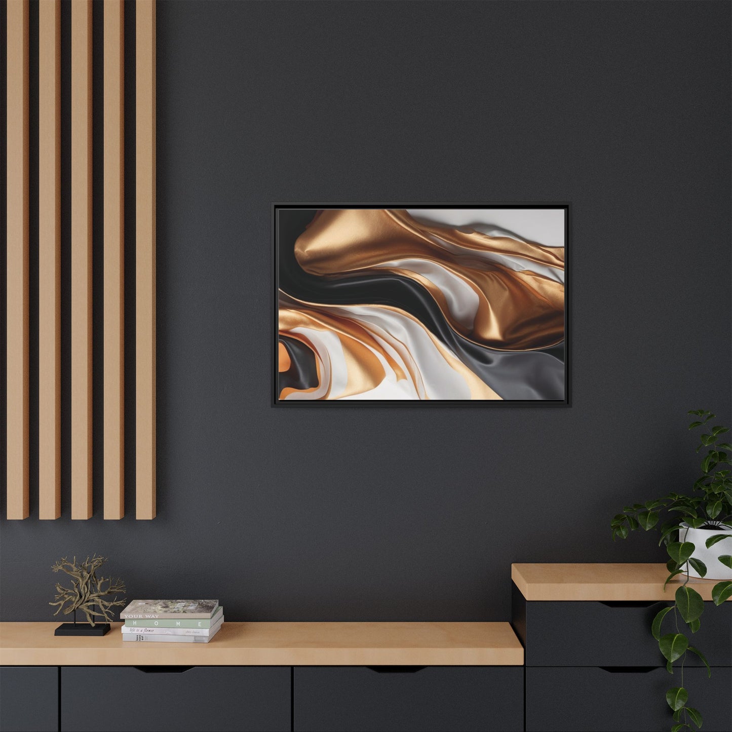 Matte Canvas, Framed (Multi-color)