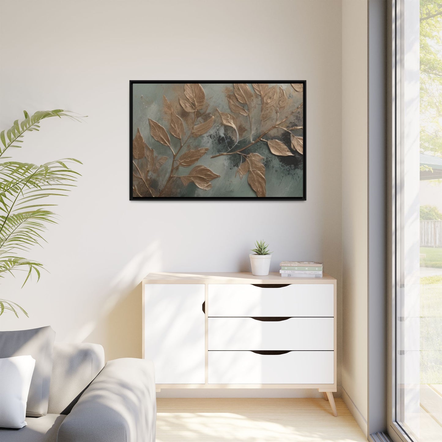 Matte Canvas, Framed (Multi-color)