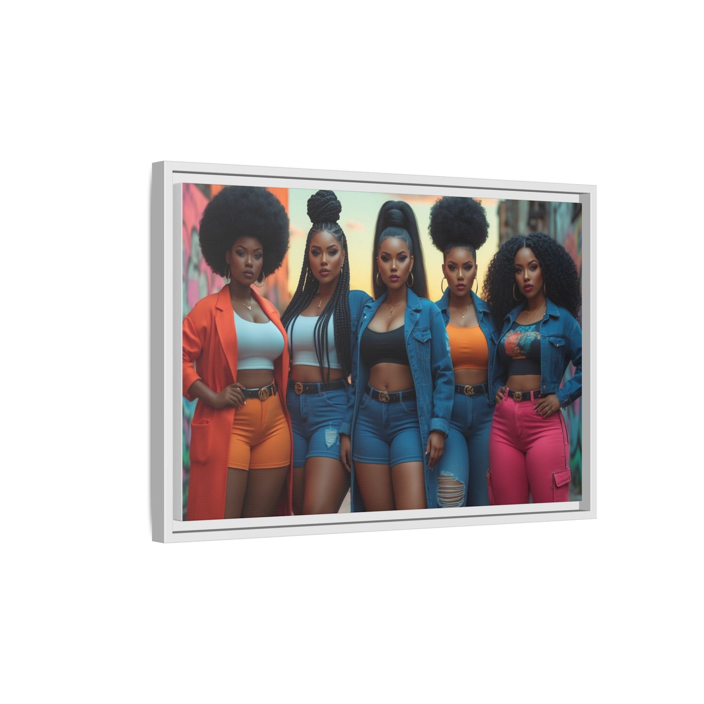 Matte Canvas, Framed (Multi-color)