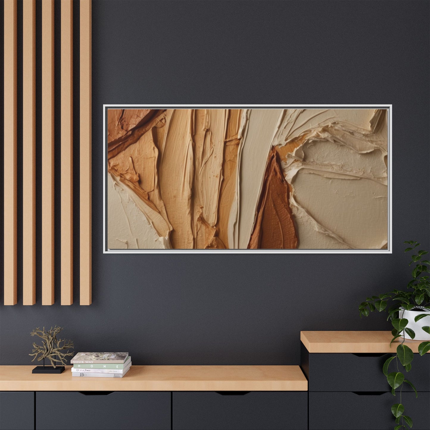 Matte Canvas, Framed (Multi-color)