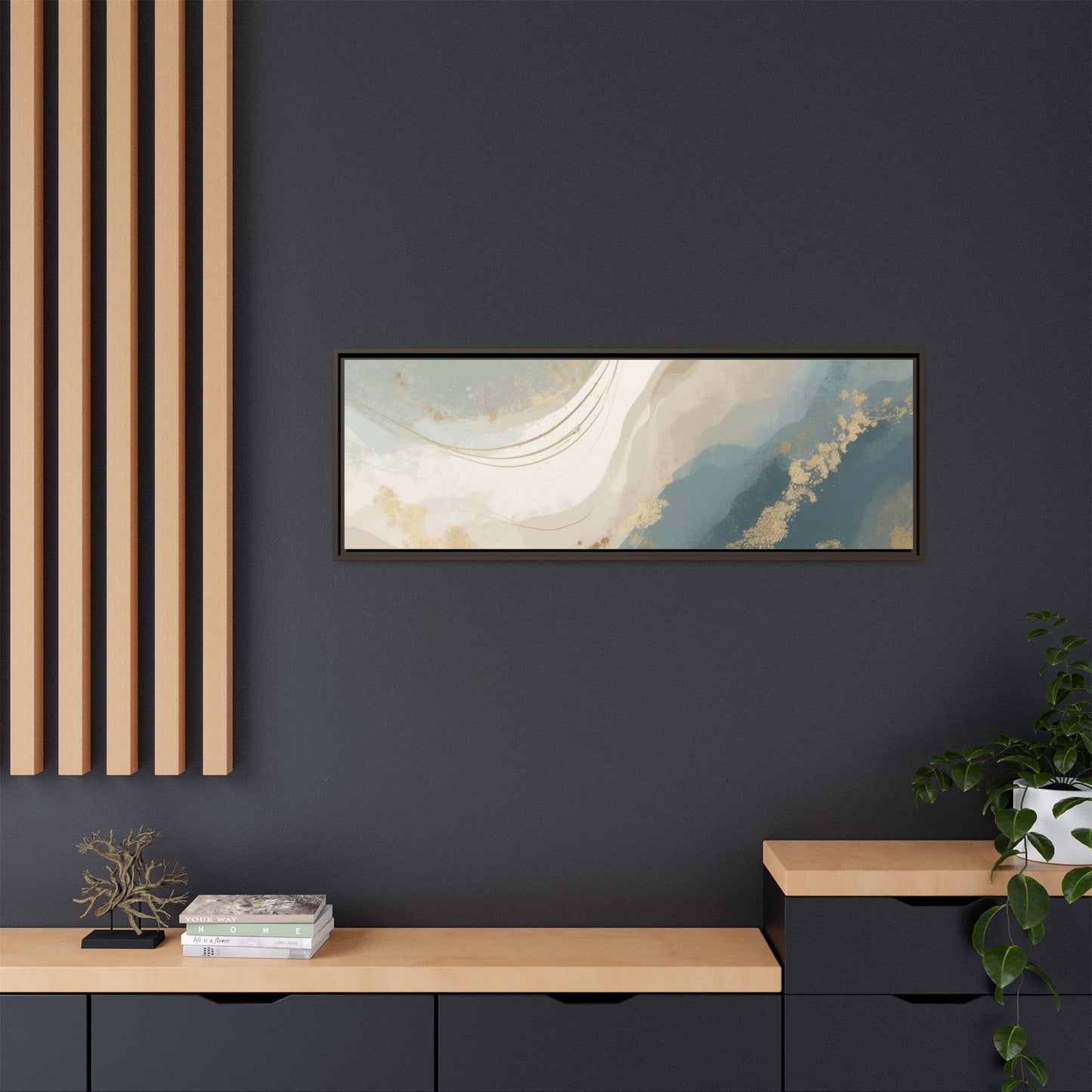 Matte Canvas, Framed (Multi-color)
