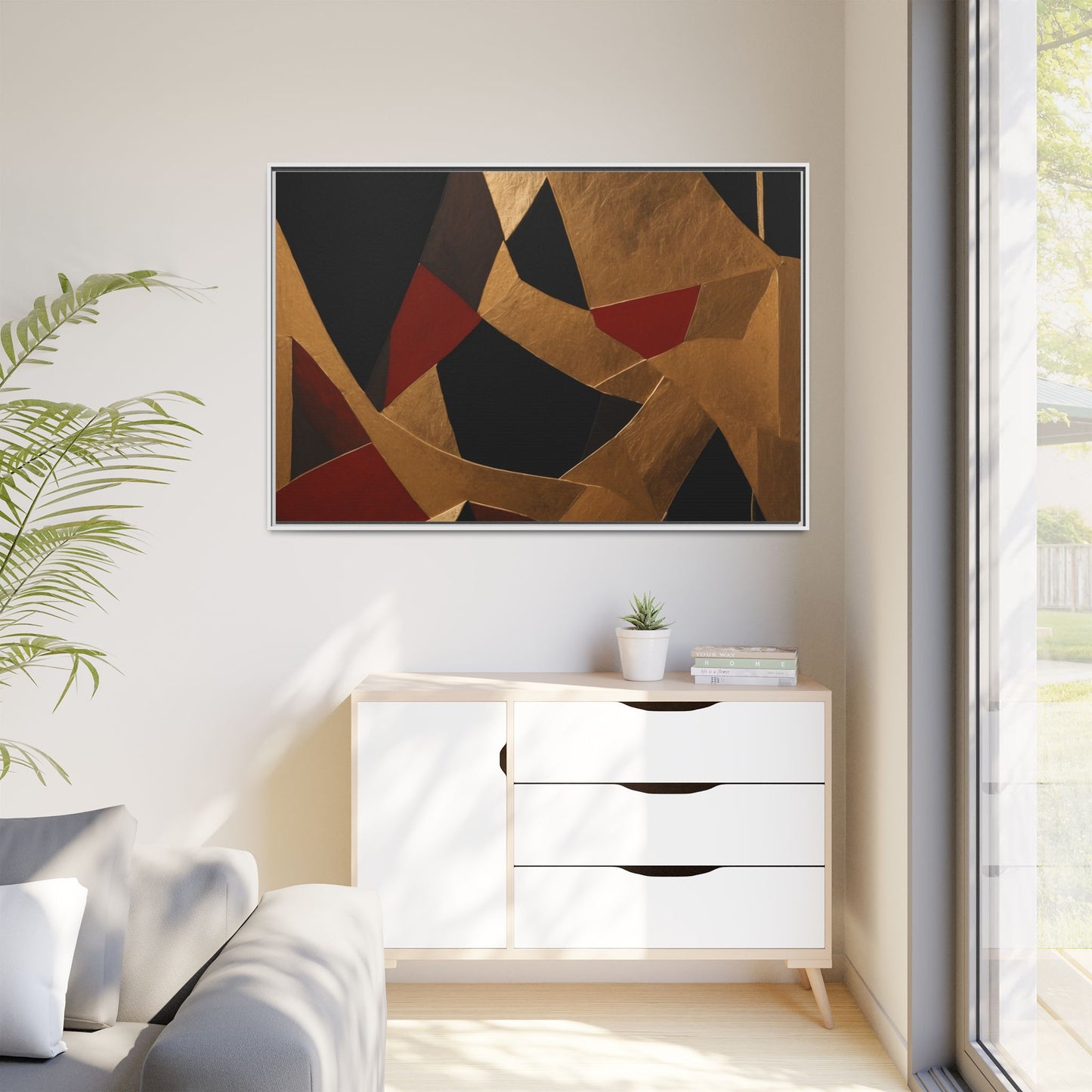 Matte Canvas, Framed (Multi-color)