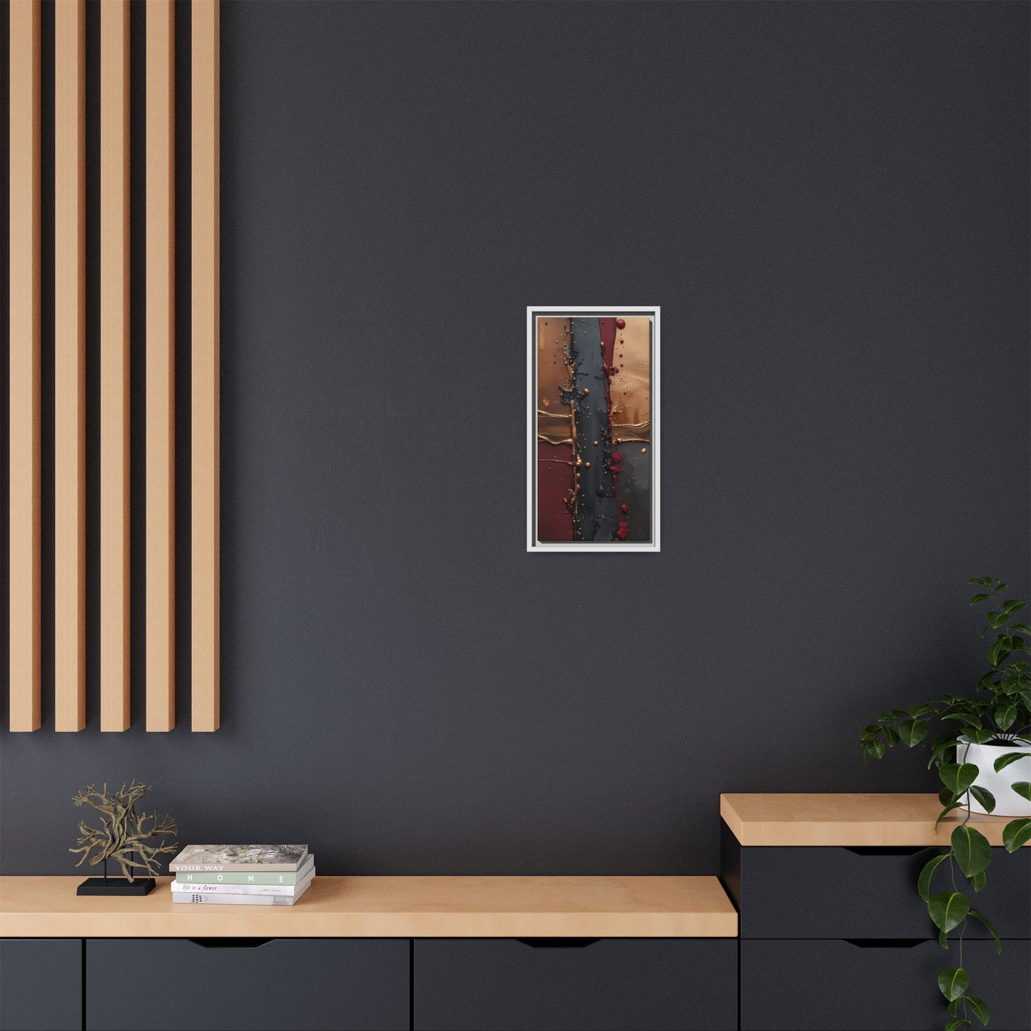 Matte Canvas, Framed (Multi-color)