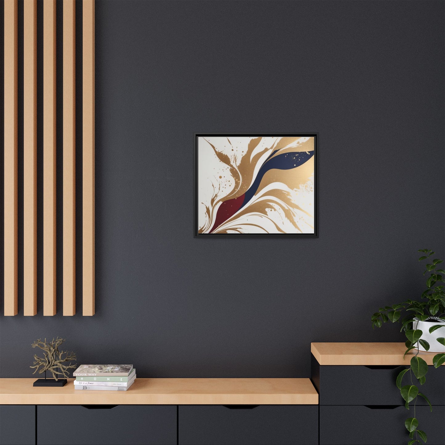 Matte Canvas, Framed (Multi-color)