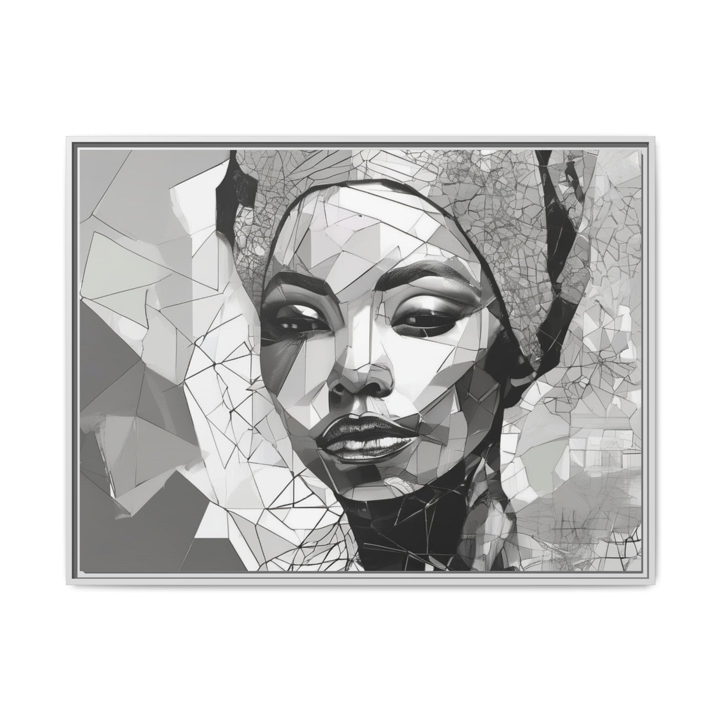 Fractured Grace: Portrait in Prism