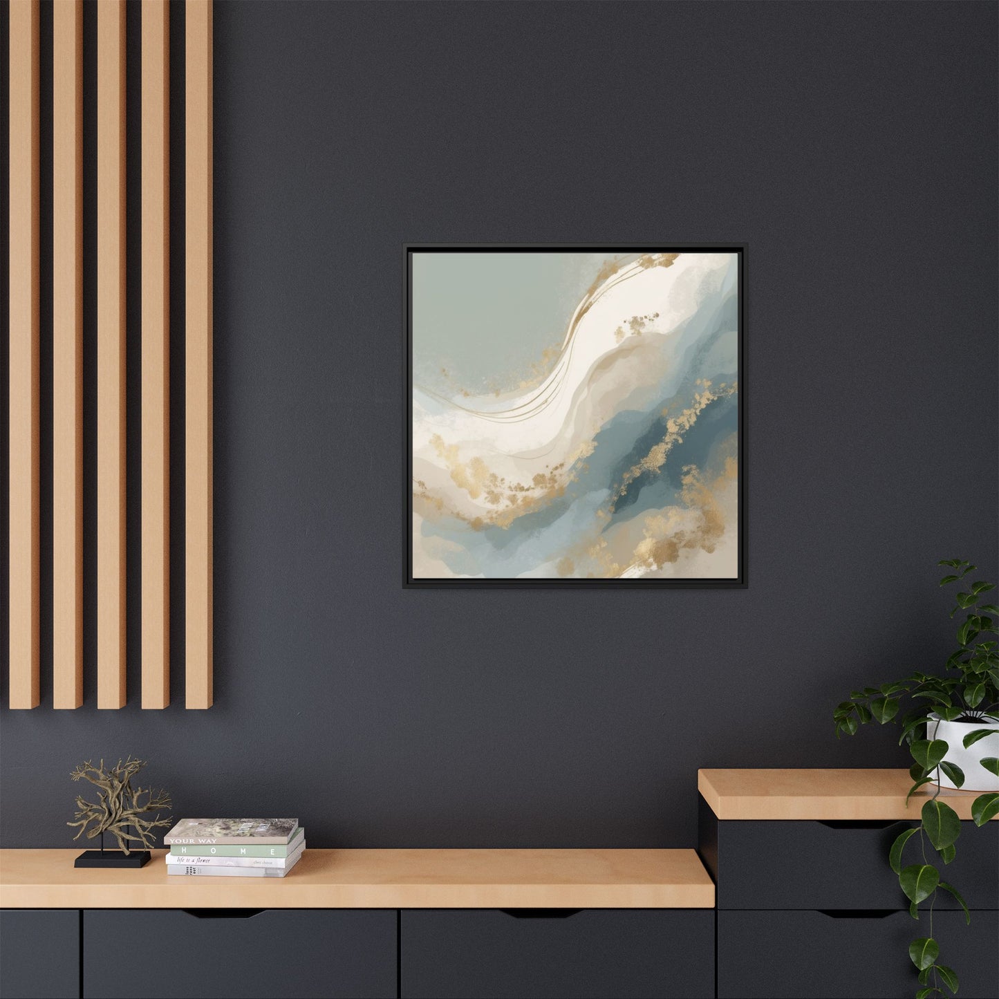 Matte Canvas, Framed (Multi-color)