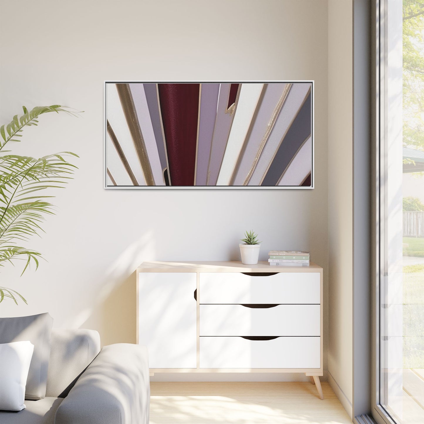Matte Canvas, Framed (Multi-color)