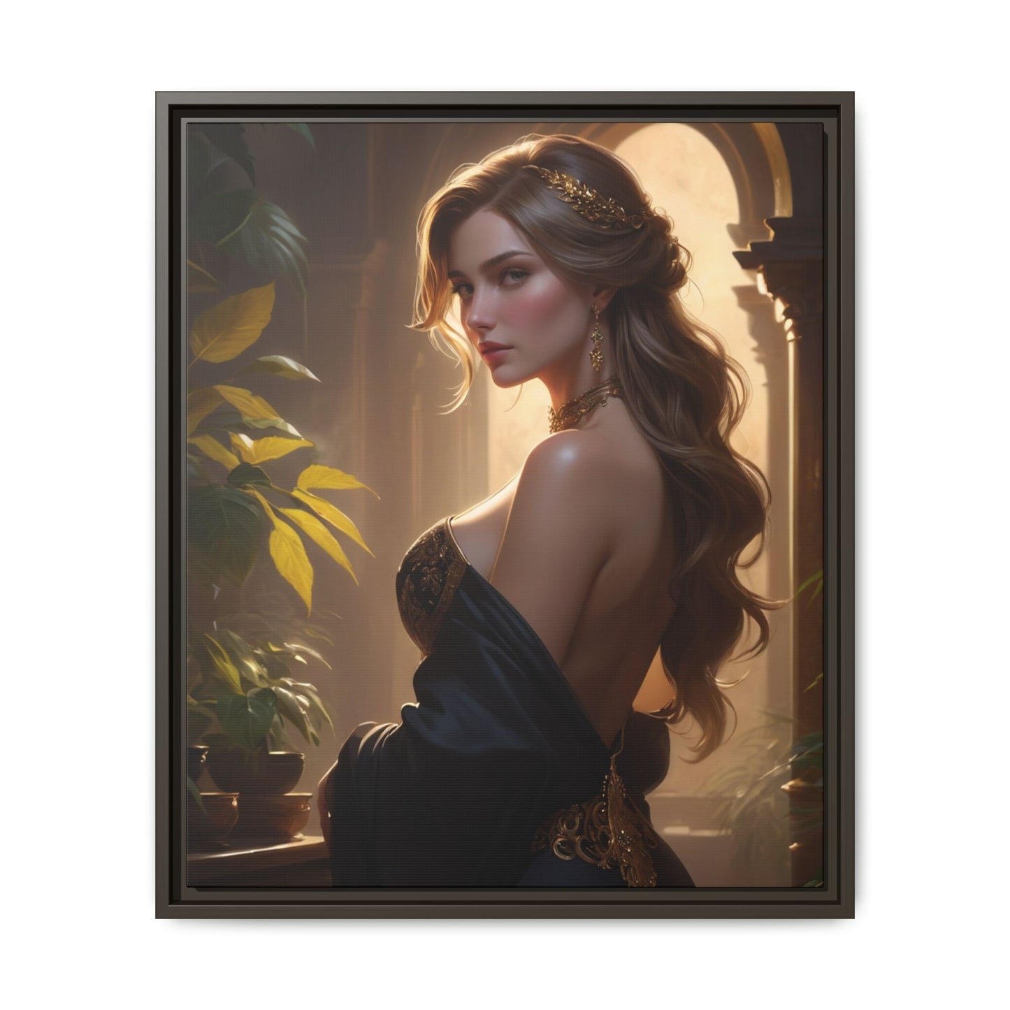 Matte Canvas, Framed (Multi-color)