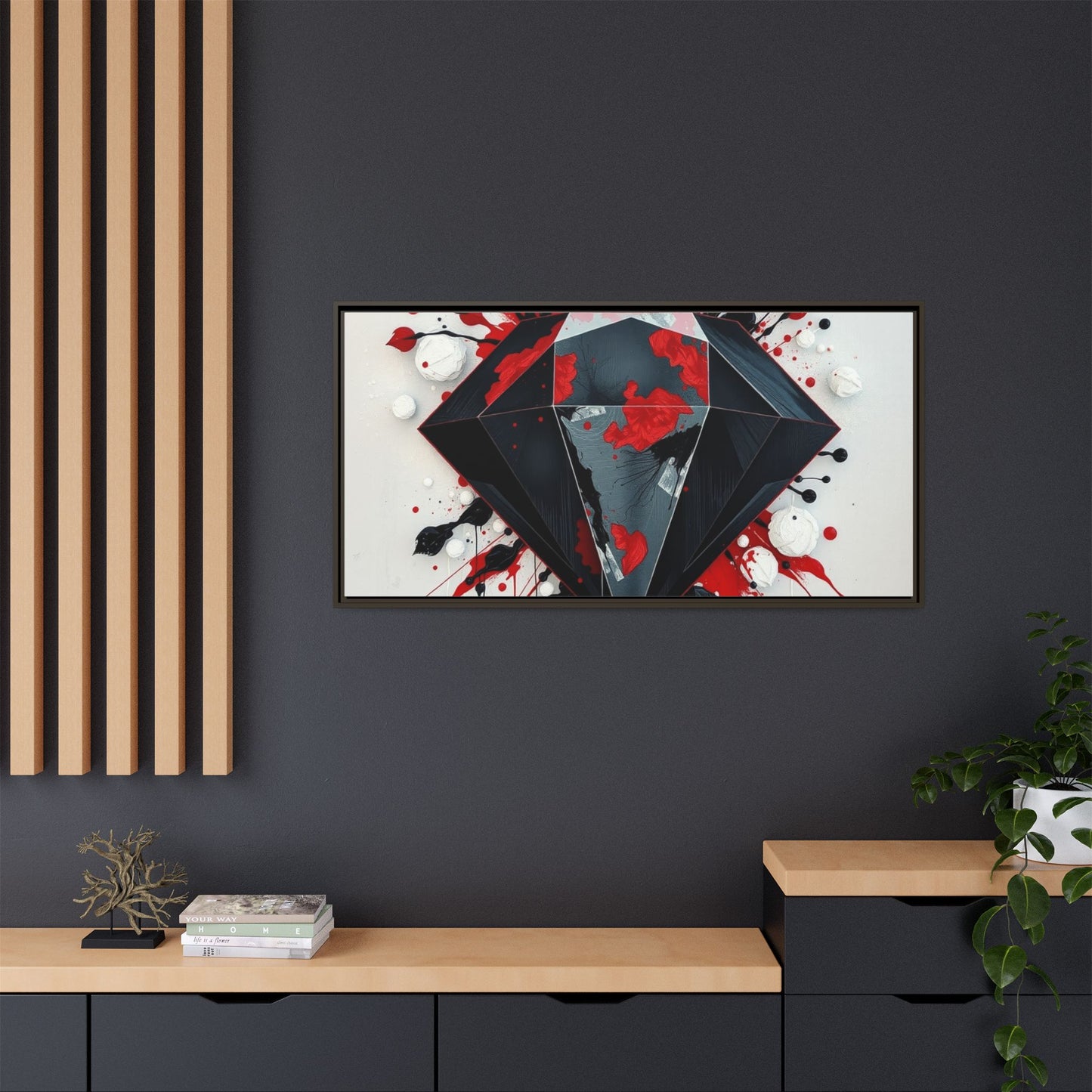 Matte Canvas, Framed (Multi-color)