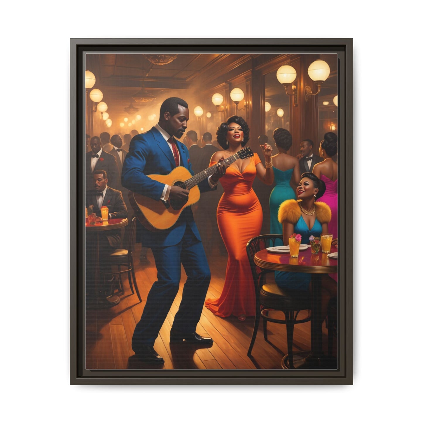 Matte Canvas, Framed (Multi-color)