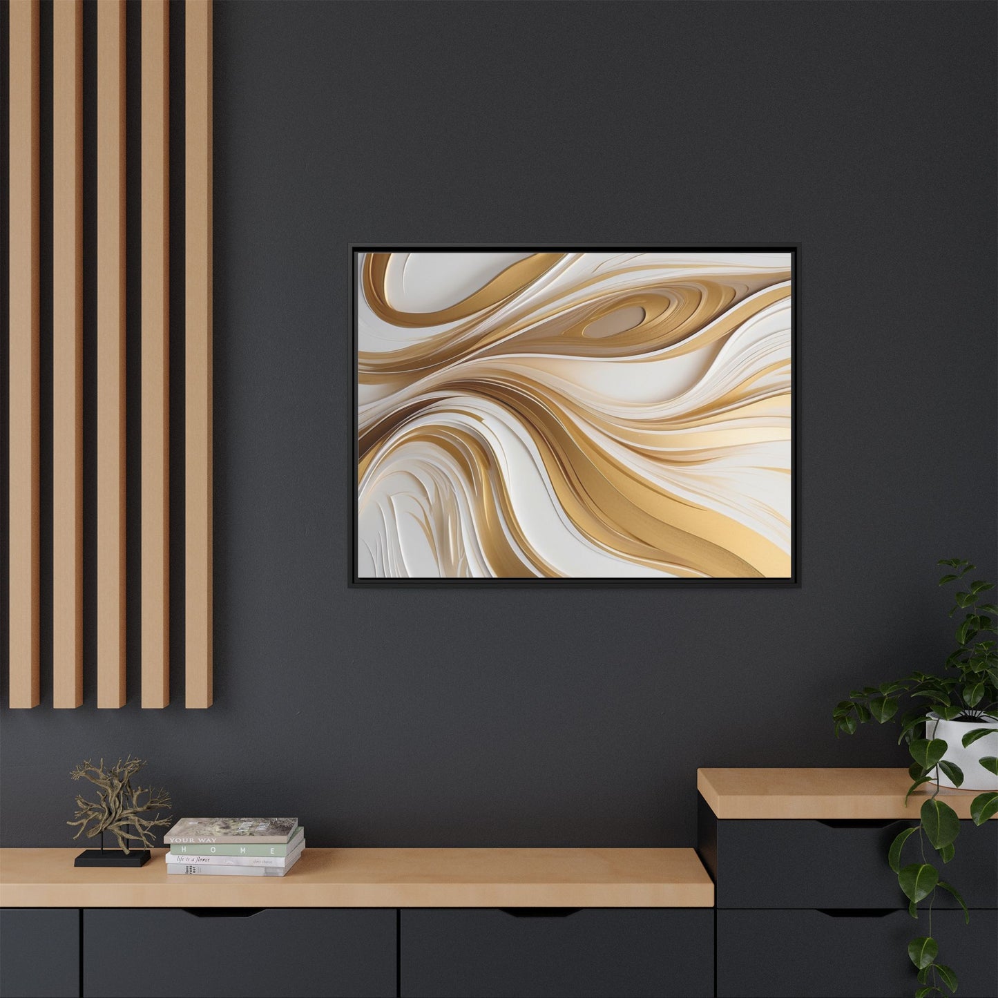 Matte Canvas, Framed (Multi-color)