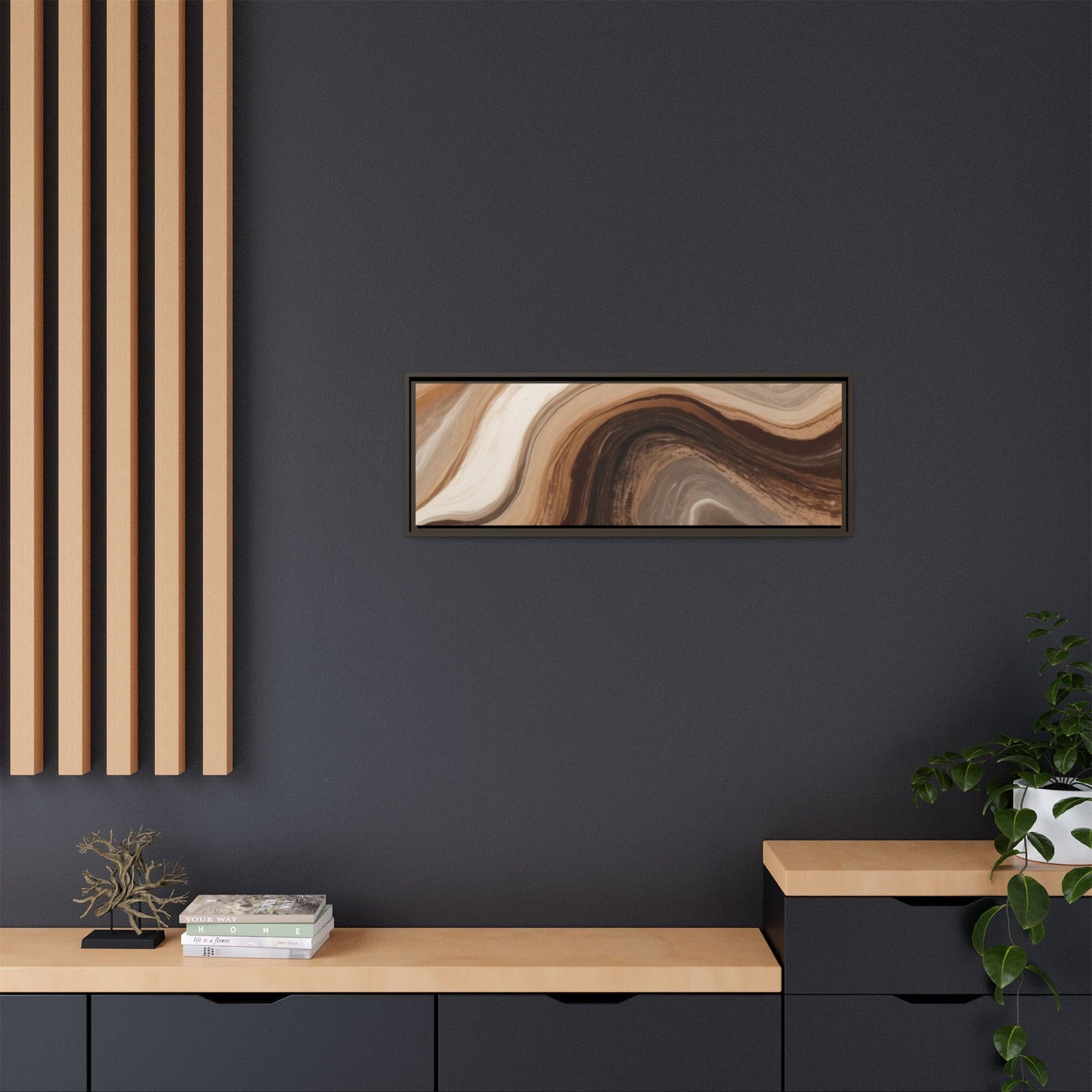 Matte Canvas, Framed (Multi-color)