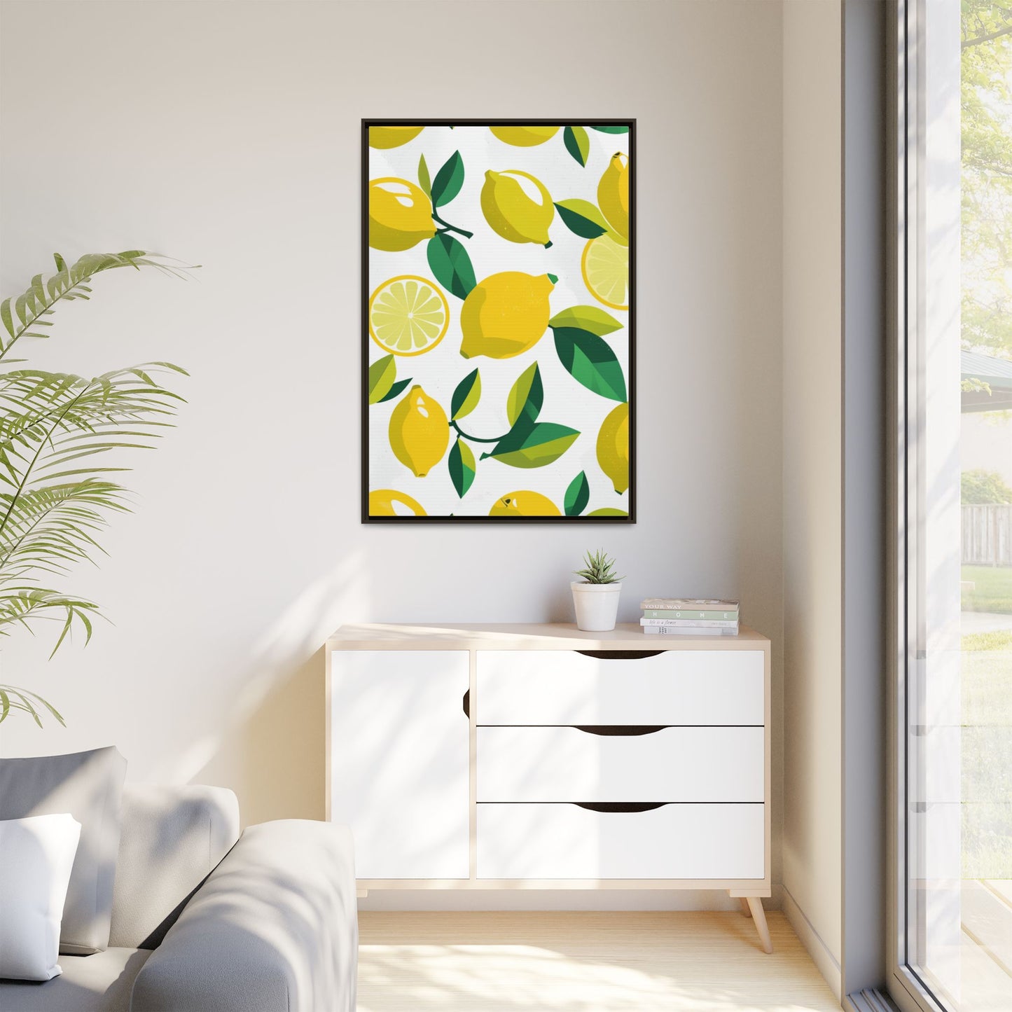 Matte Canvas, Framed (Multi-color)
