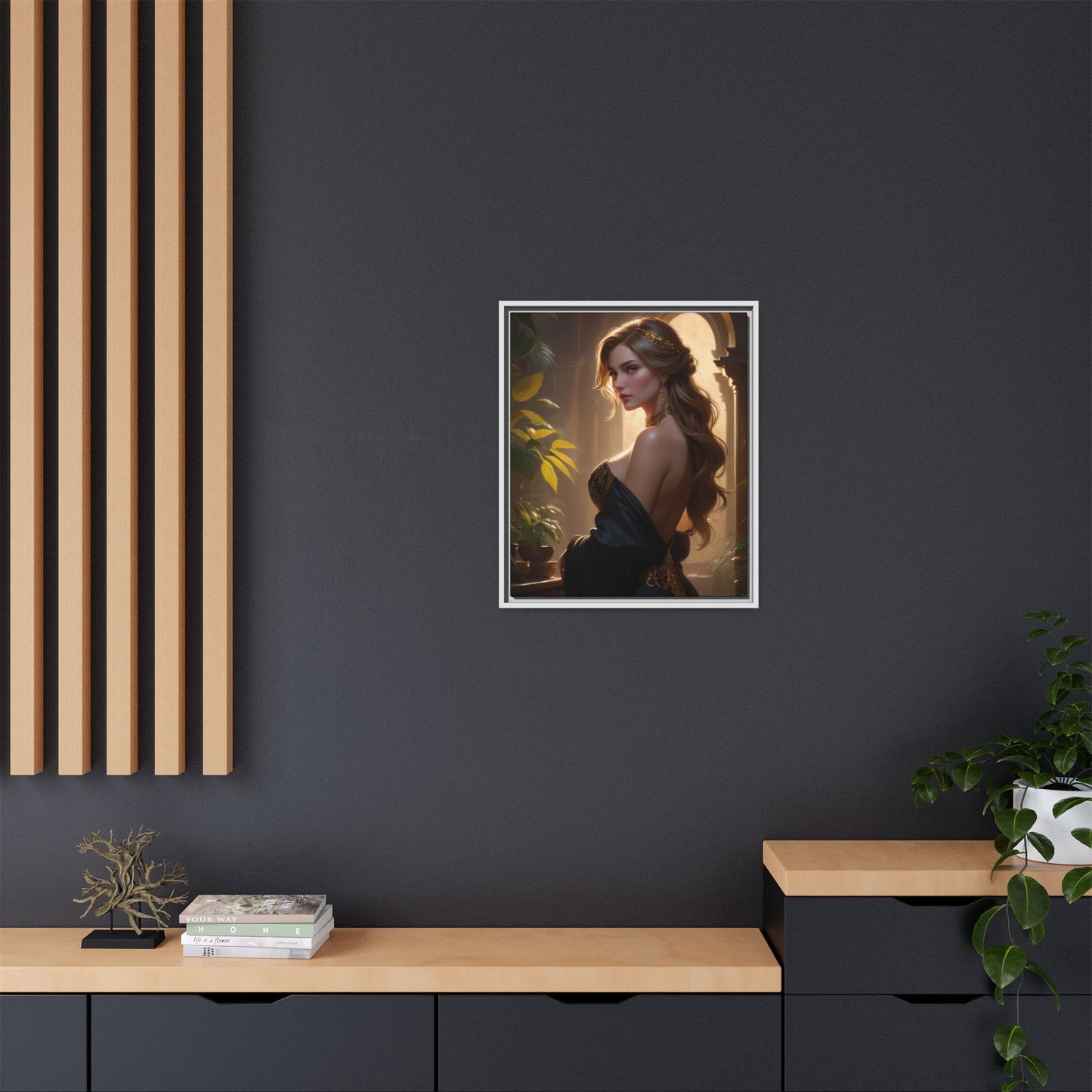 Matte Canvas, Framed (Multi-color)