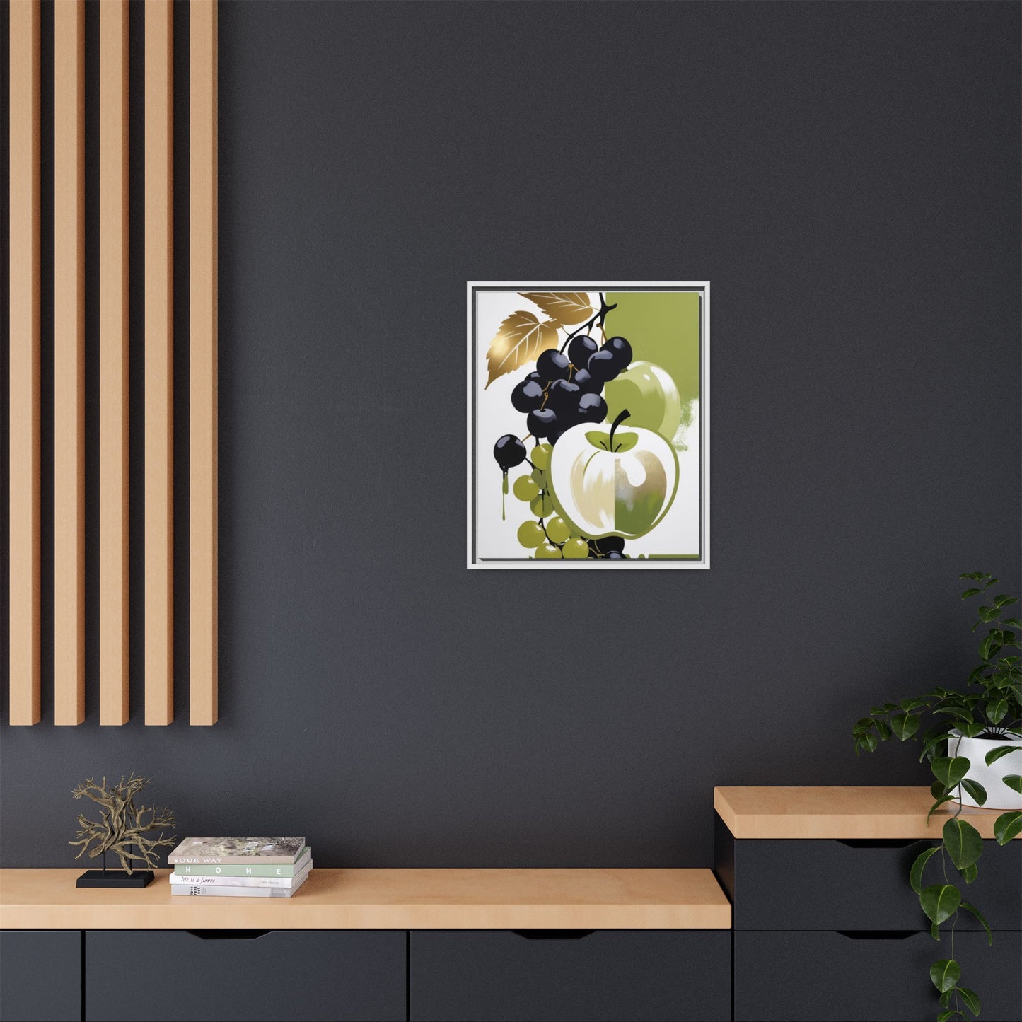 Matte Canvas, Framed (Multi-color)