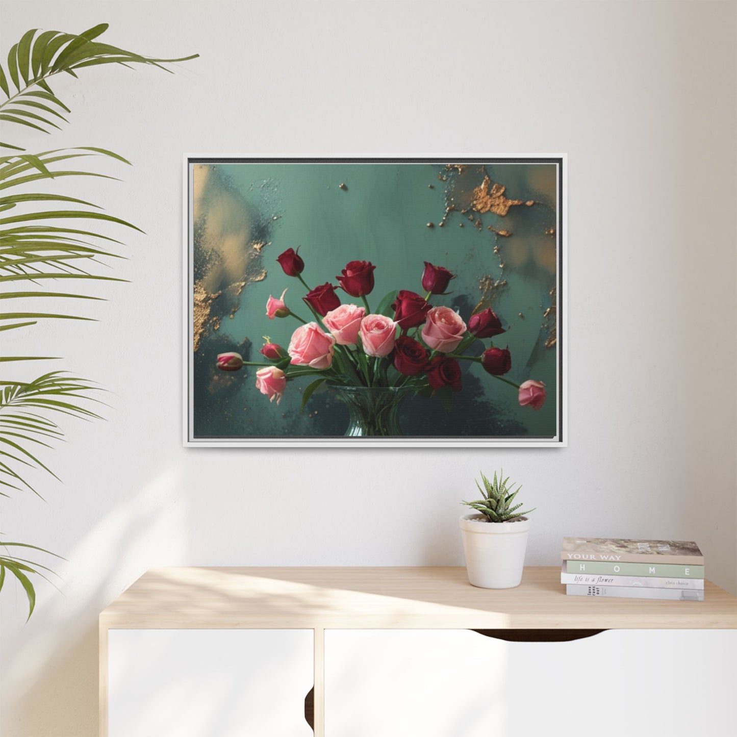 Matte Canvas, Framed (Multi-color)