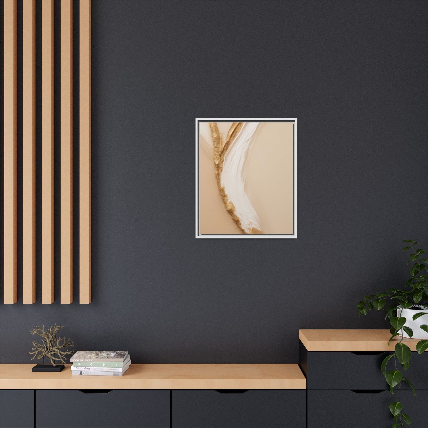 Matte Canvas, Framed (Multi-color)