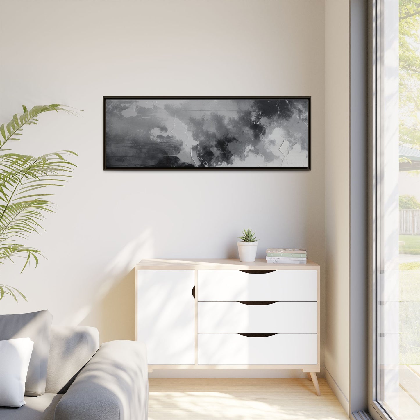 Matte Canvas, Framed (Multi-color)