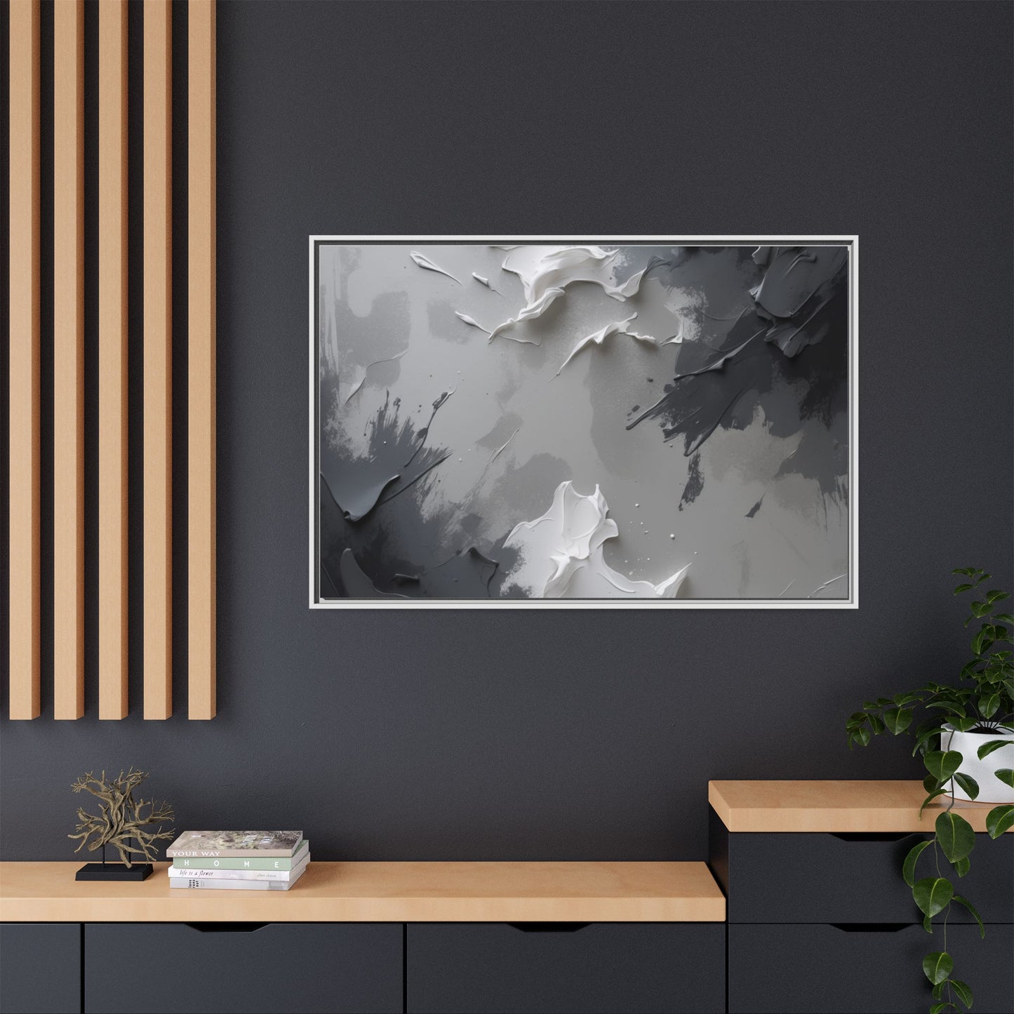 Matte Canvas, Framed (Multi-color)