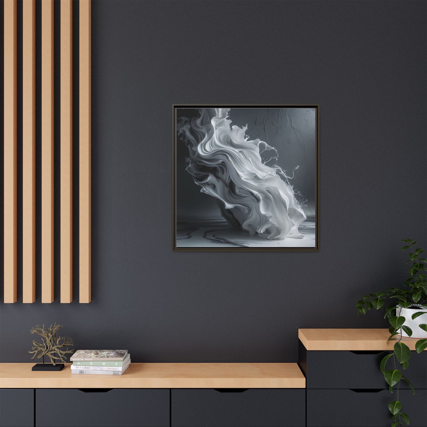 Matte Canvas, Framed (Multi-color)
