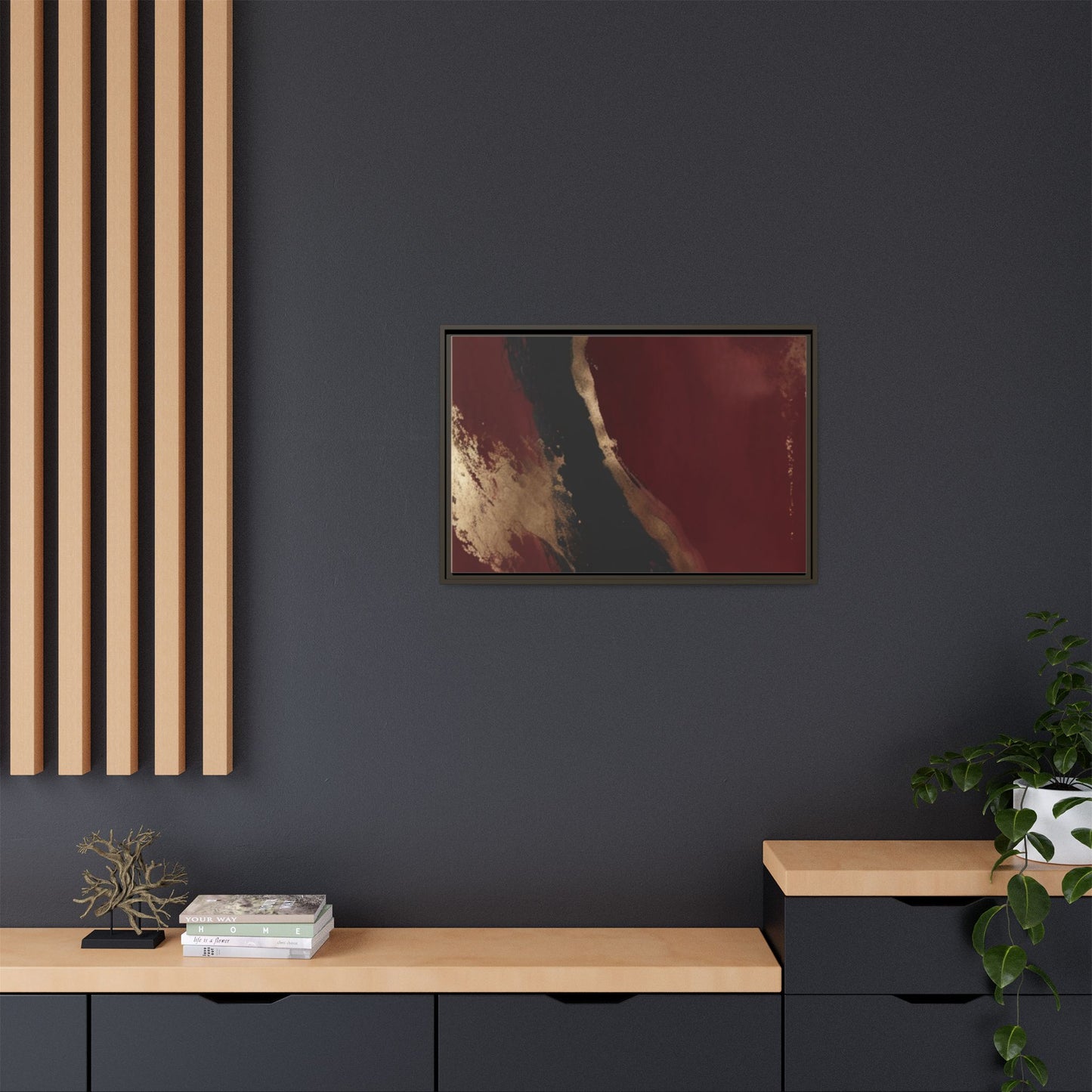 Matte Canvas, Framed (Multi-color)