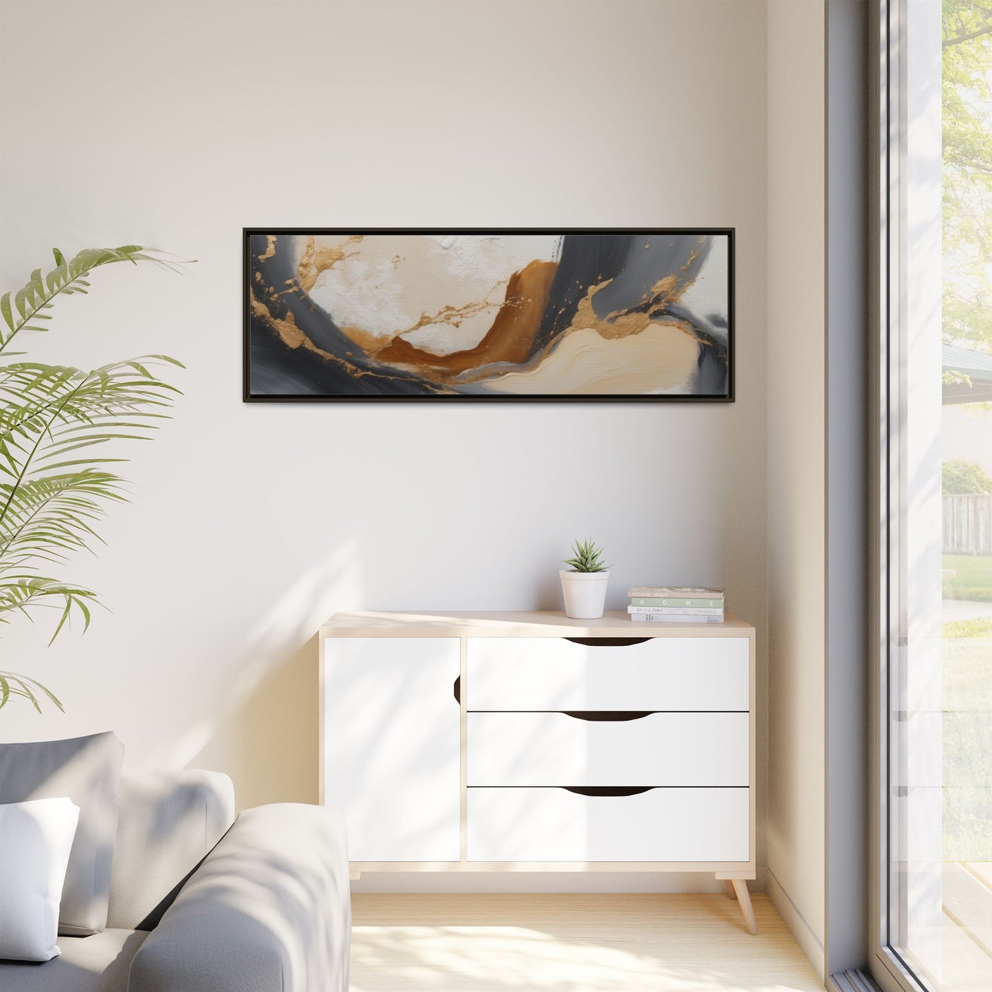 Matte Canvas, Framed (Multi-color)
