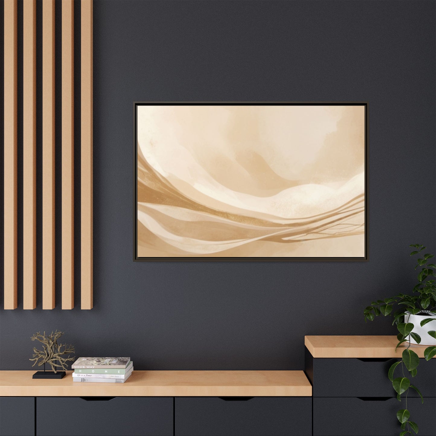 Matte Canvas, Framed (Multi-color)