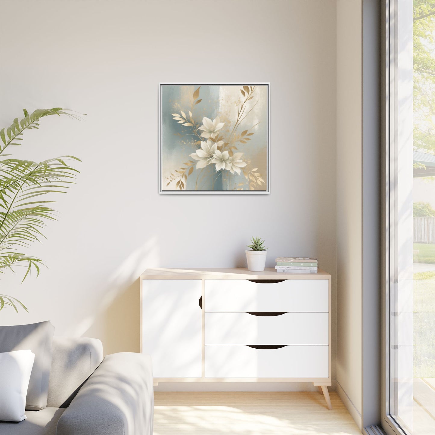 Matte Canvas, Framed (Multi-color)