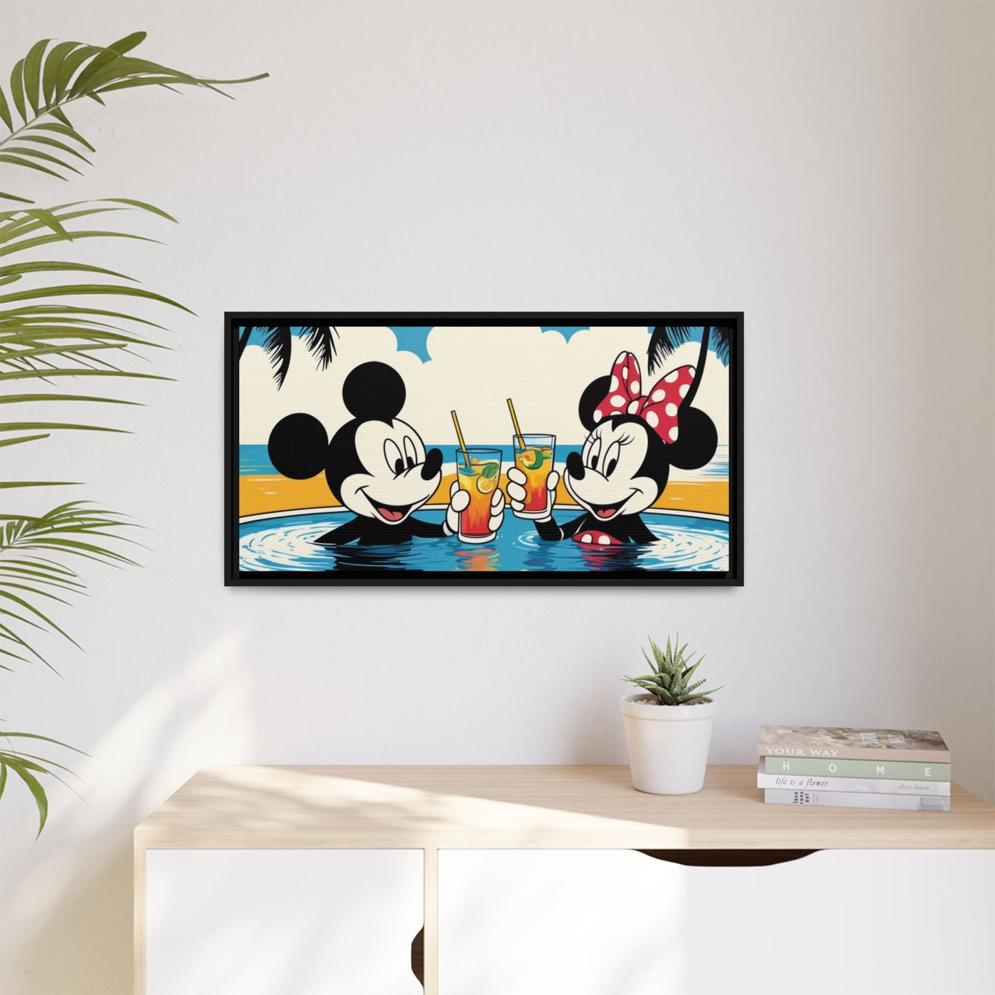 Matte Canvas, Framed (Multi-color)
