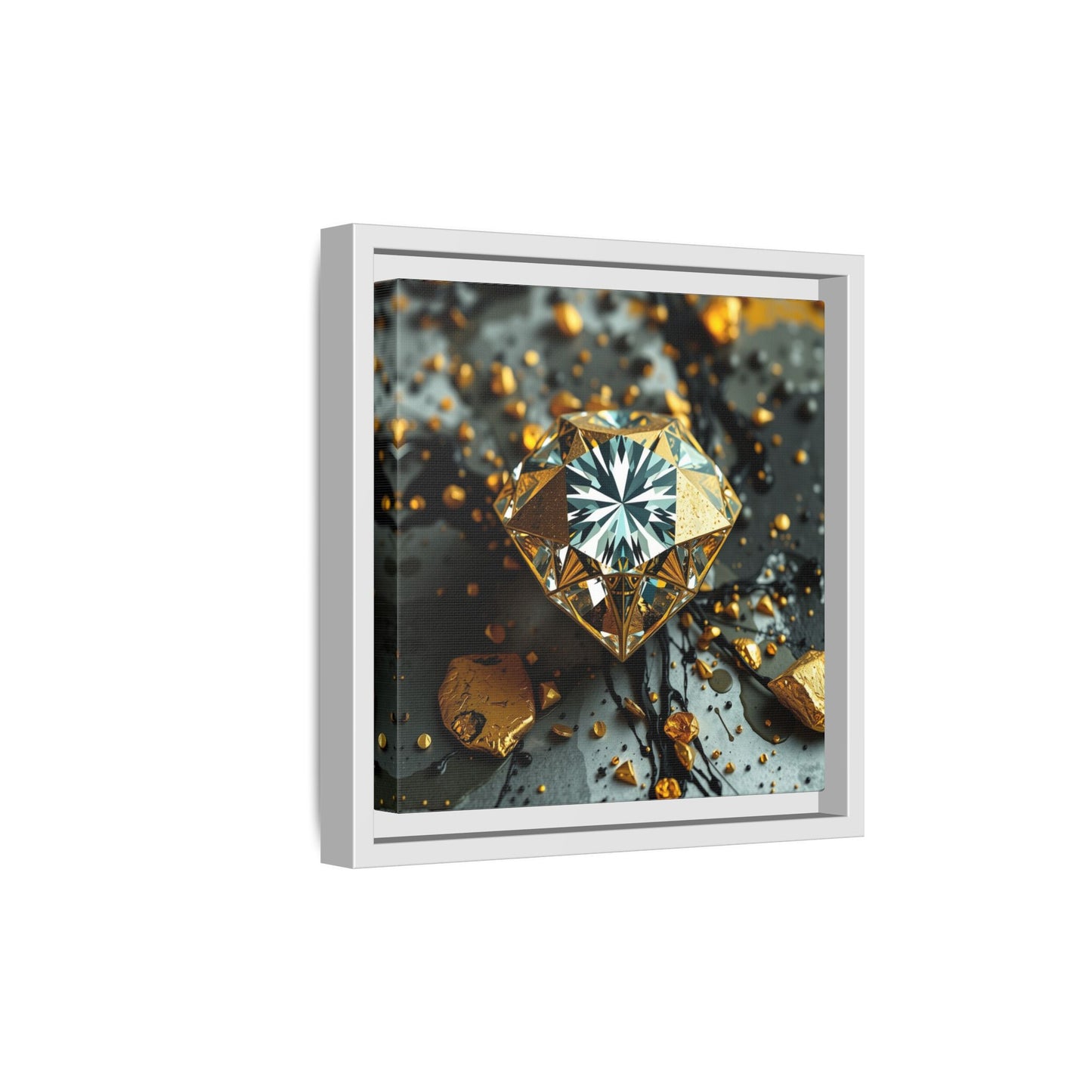 Matte Canvas, Framed (Multi-color)