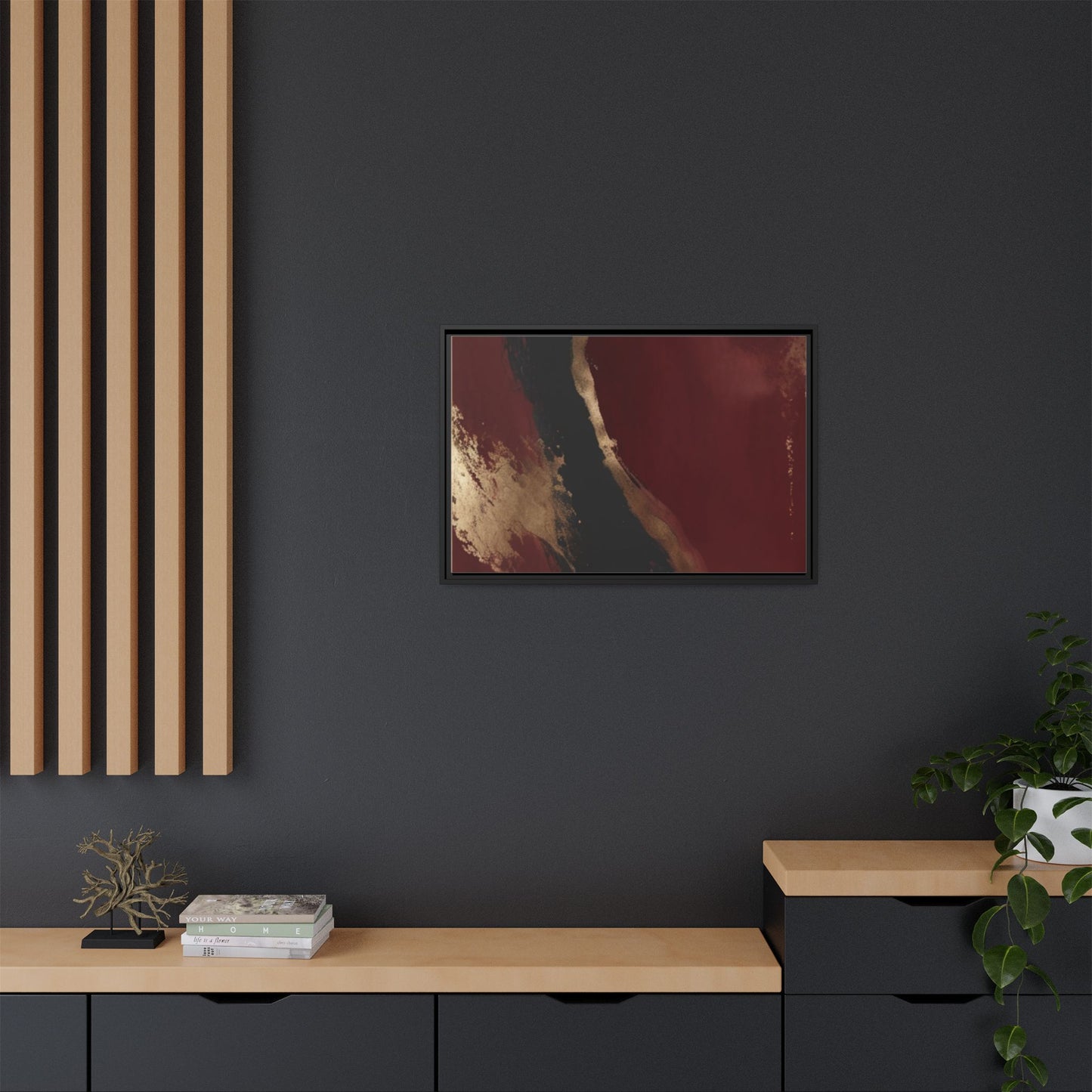 Matte Canvas, Framed (Multi-color)