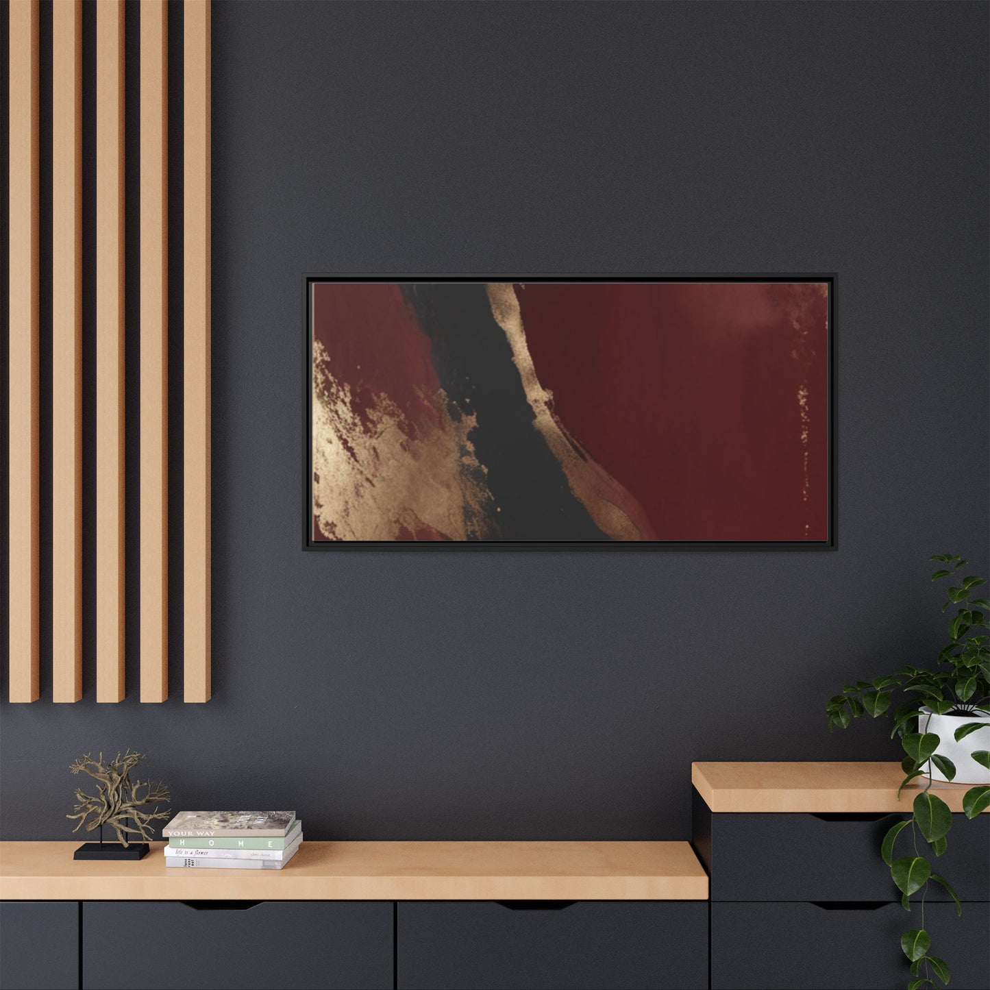 Matte Canvas, Framed (Multi-color)
