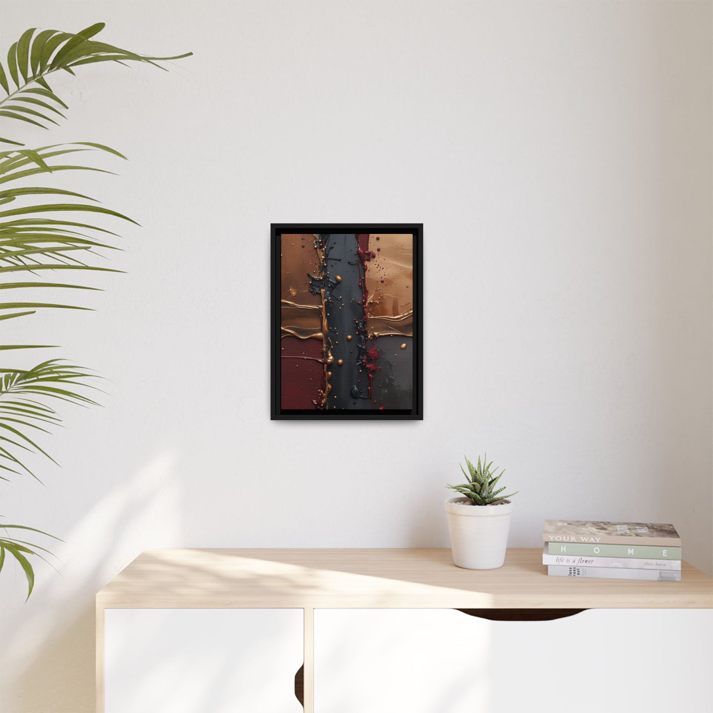 Matte Canvas, Framed (Multi-color)