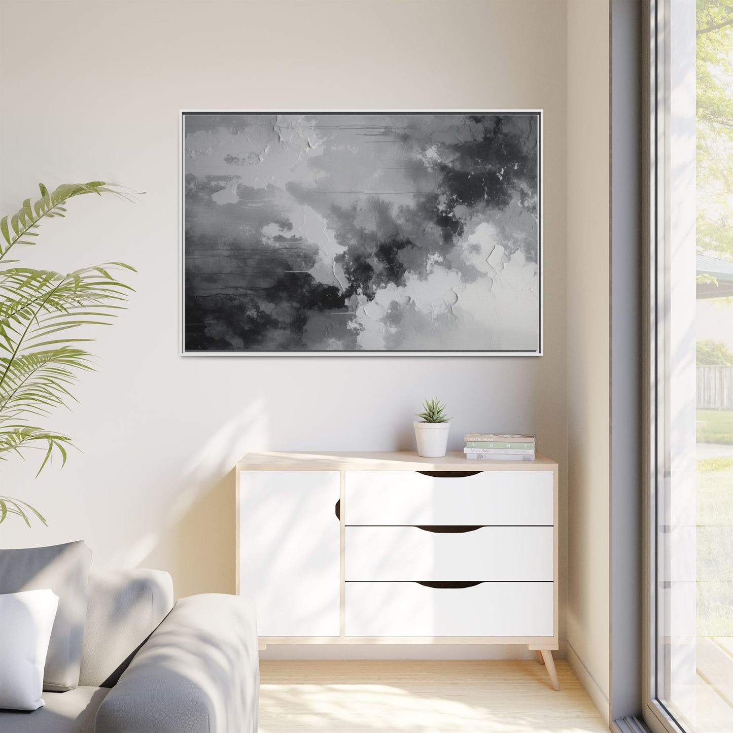 Matte Canvas, Framed (Multi-color)