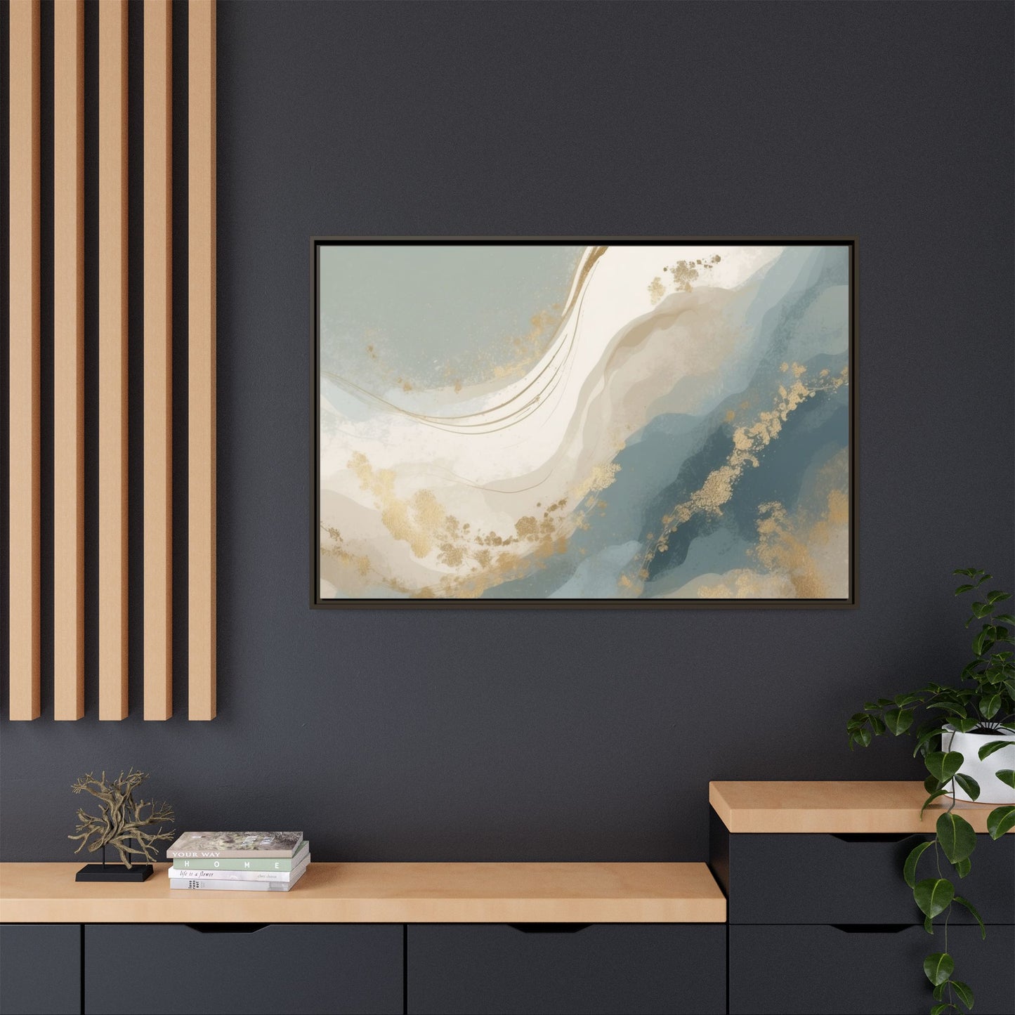 Matte Canvas, Framed (Multi-color)