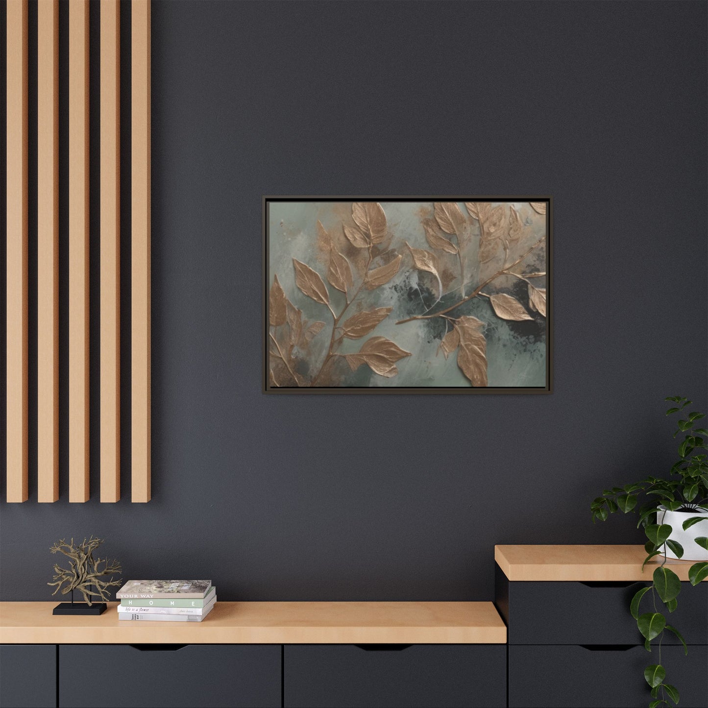 Matte Canvas, Framed (Multi-color)