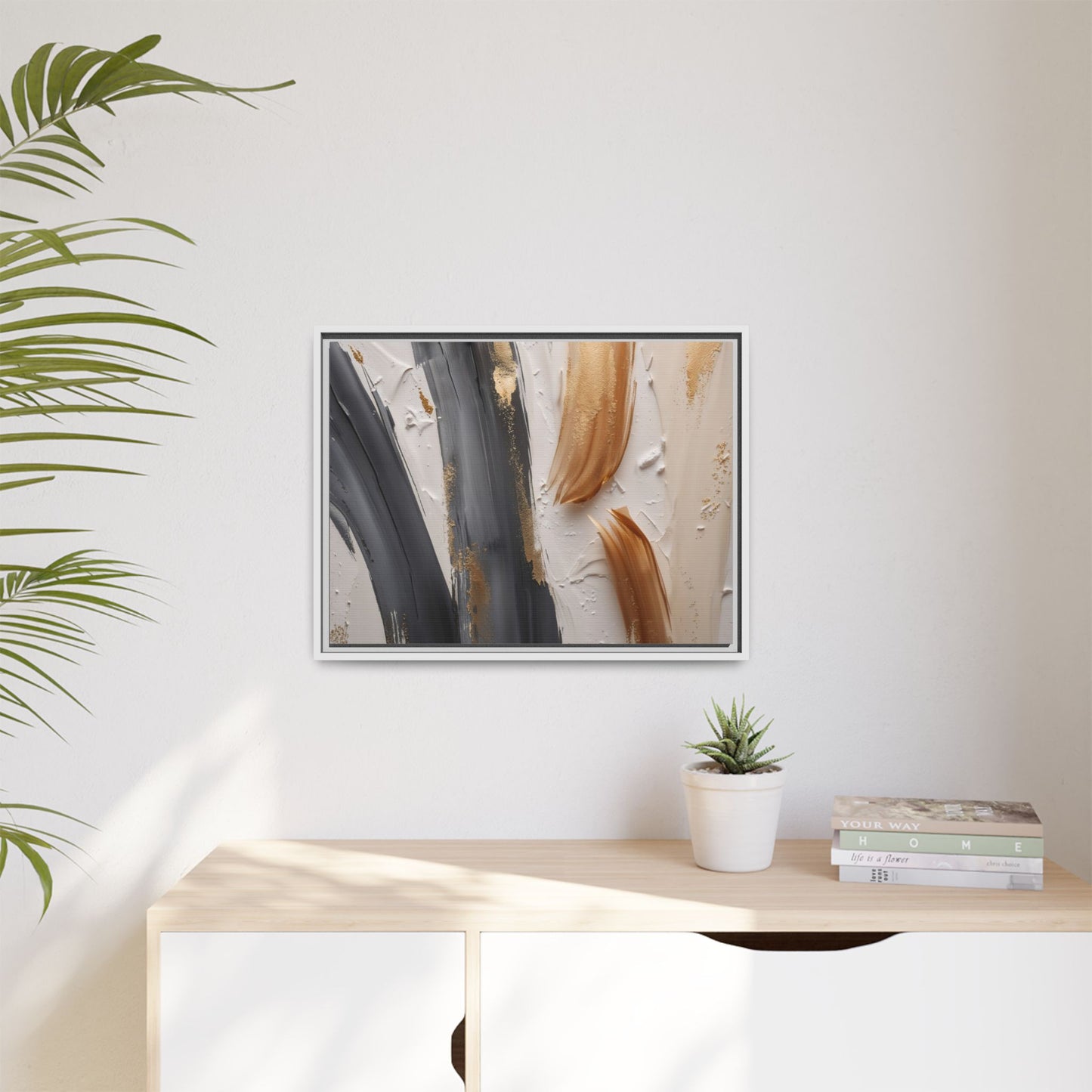 Matte Canvas, Framed (Multi-color)