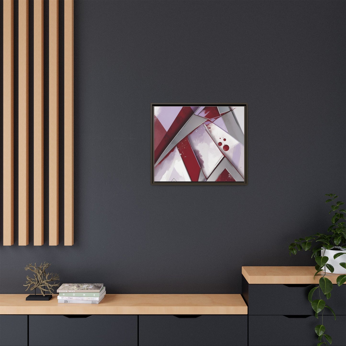 Matte Canvas, Framed (Multi-color)