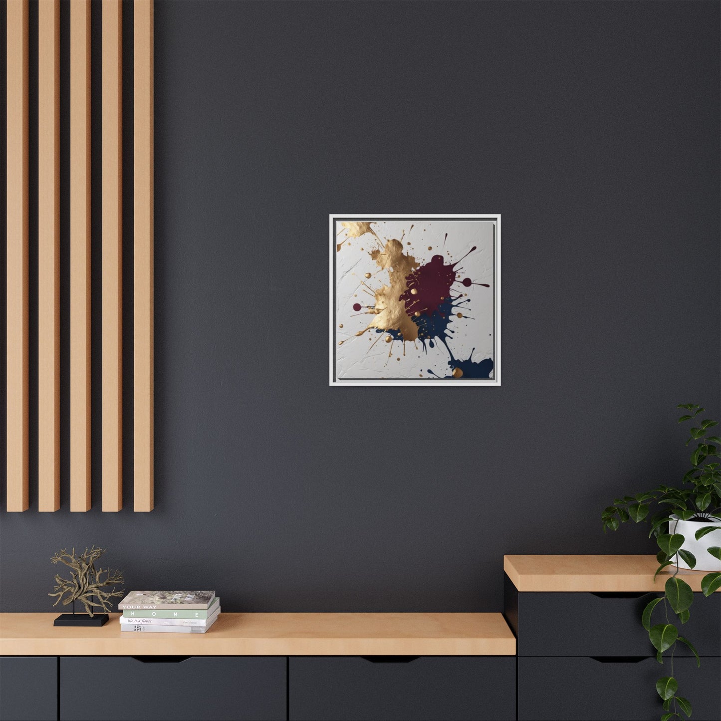 Matte Canvas, Framed (Multi-color)