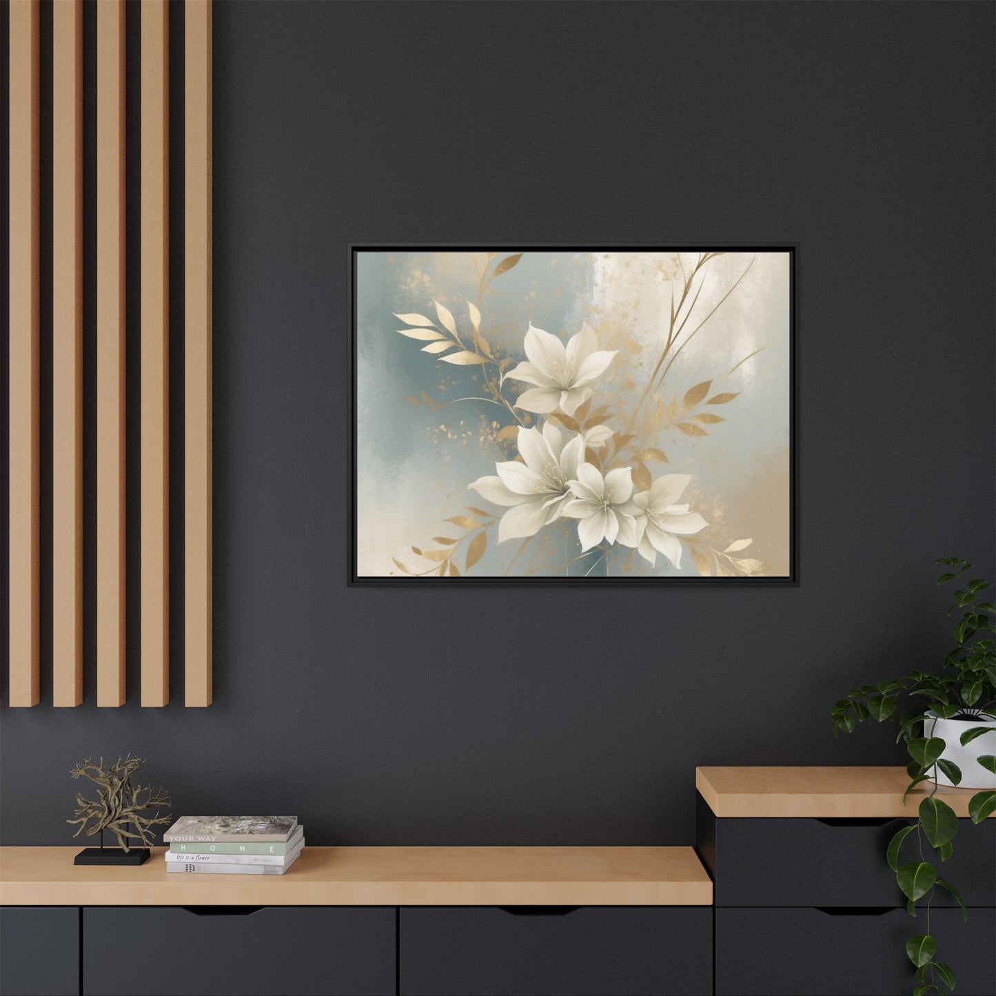 Matte Canvas, Framed (Multi-color)