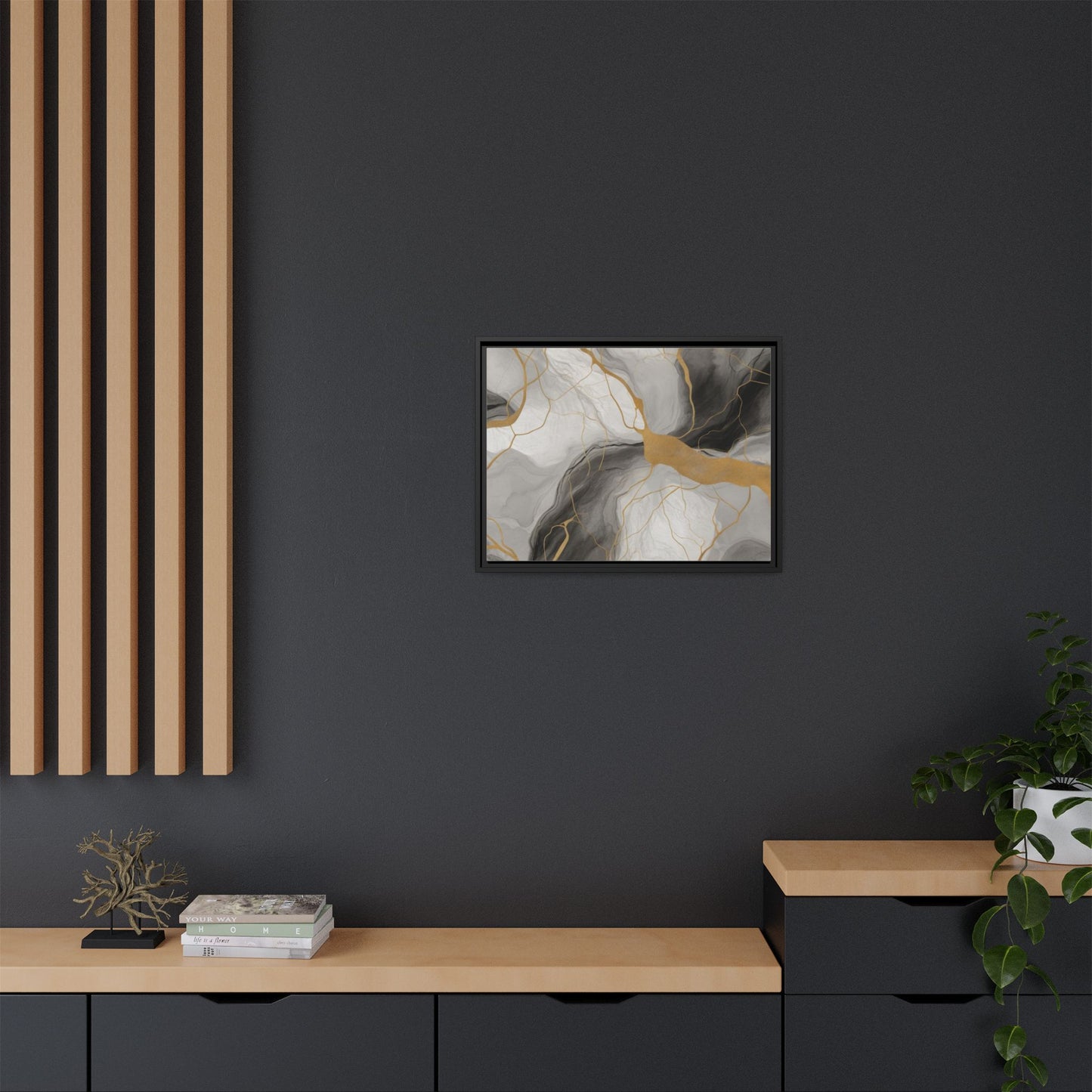 Matte Canvas, Framed (Multi-color)
