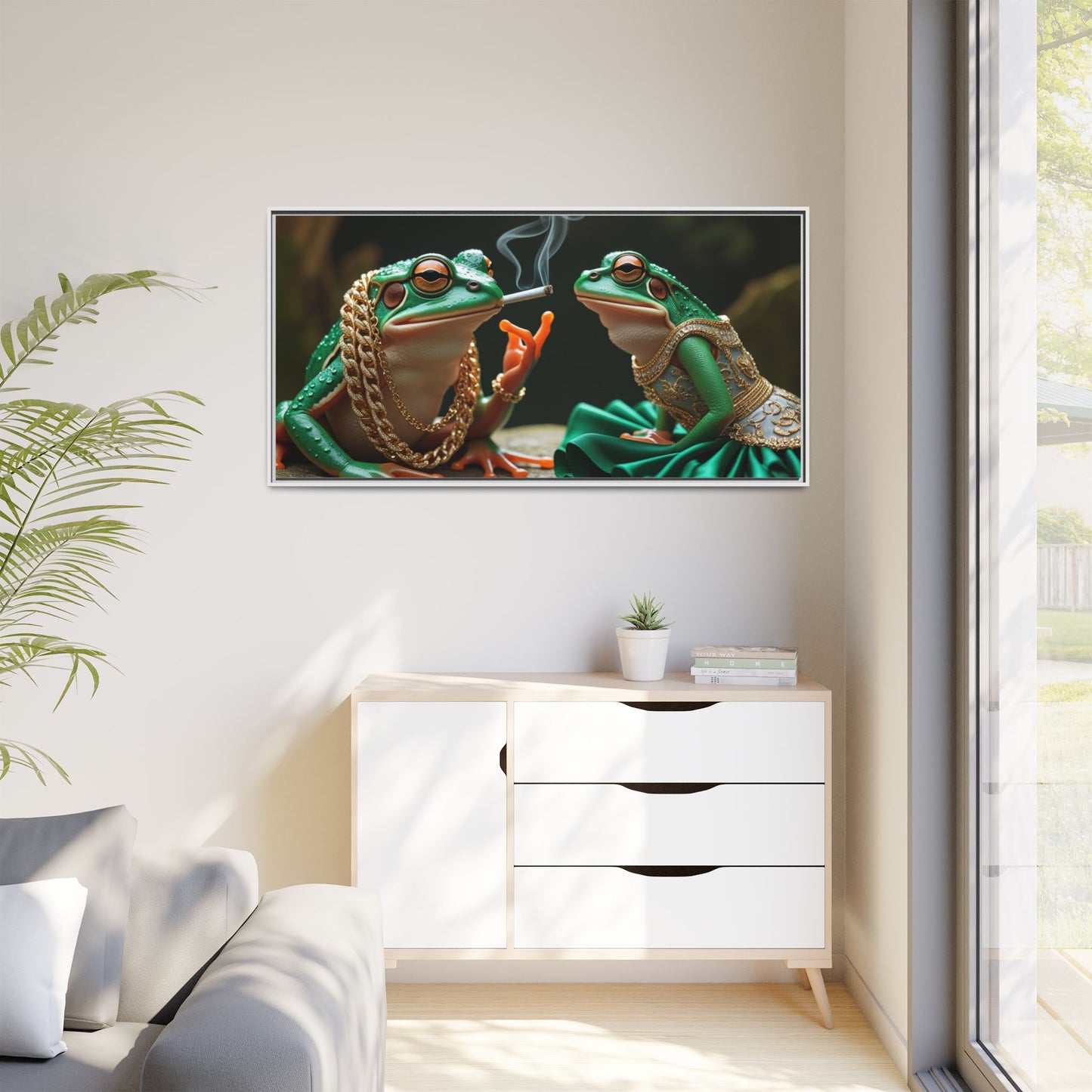 Matte Canvas, Framed (Multi-color)