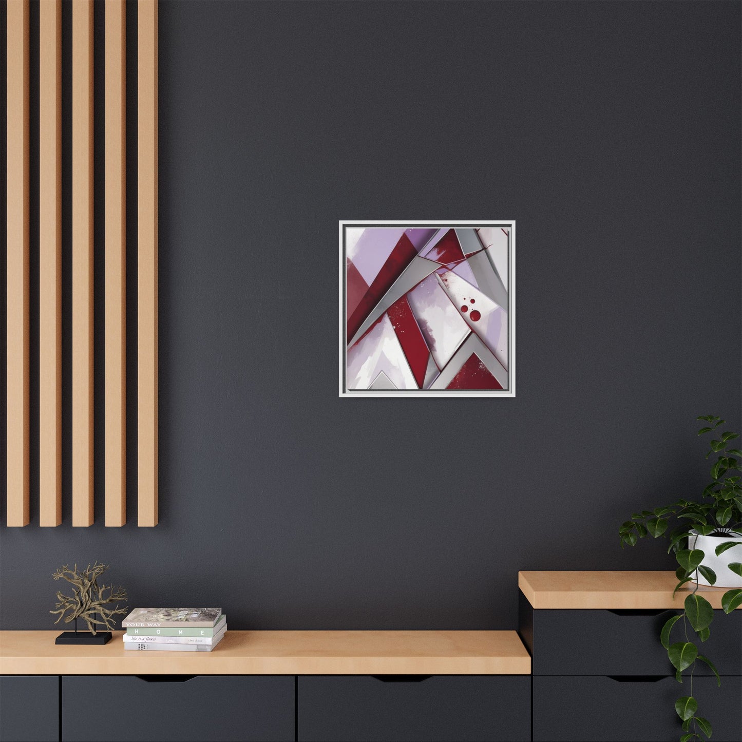 Matte Canvas, Framed (Multi-color)