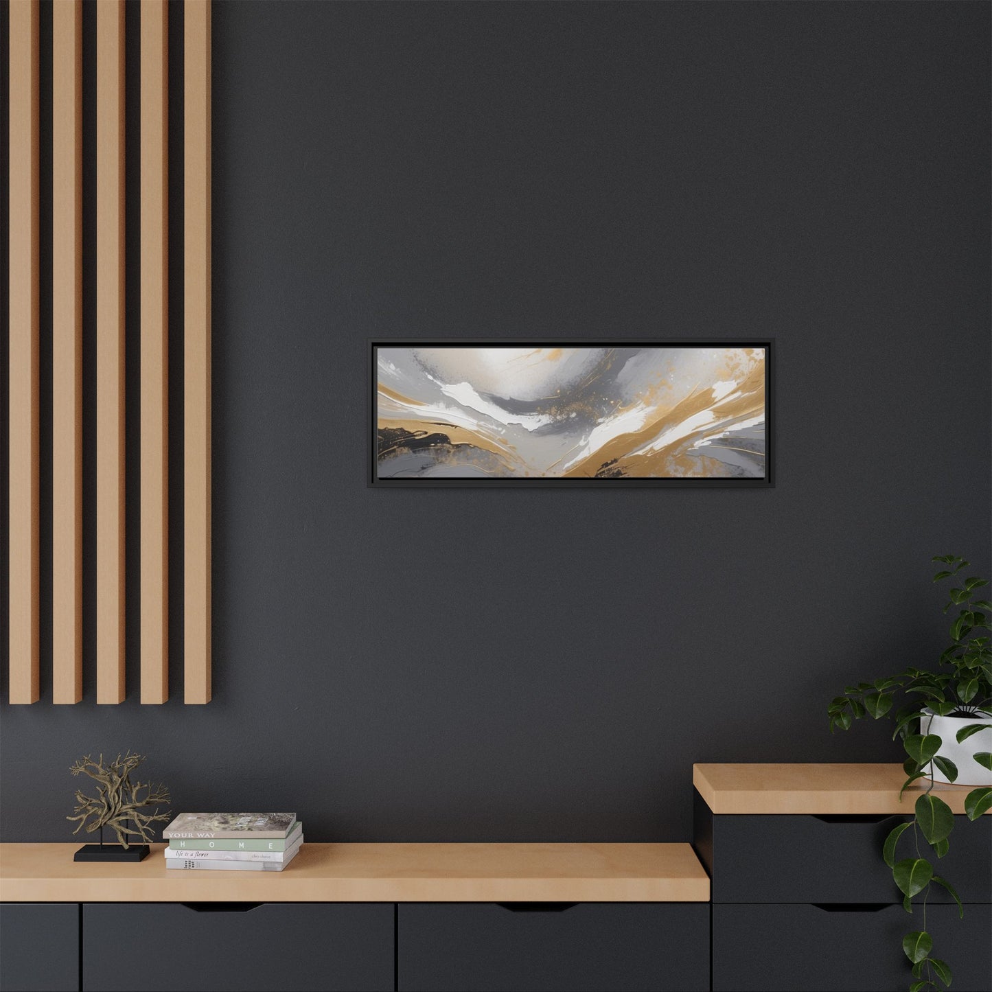 Matte Canvas, Framed (Multi-color)