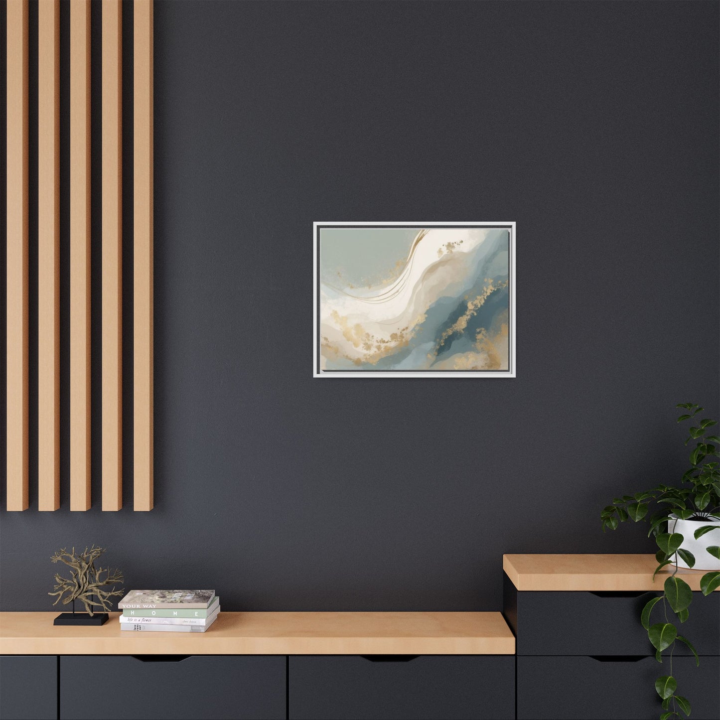 Matte Canvas, Framed (Multi-color)
