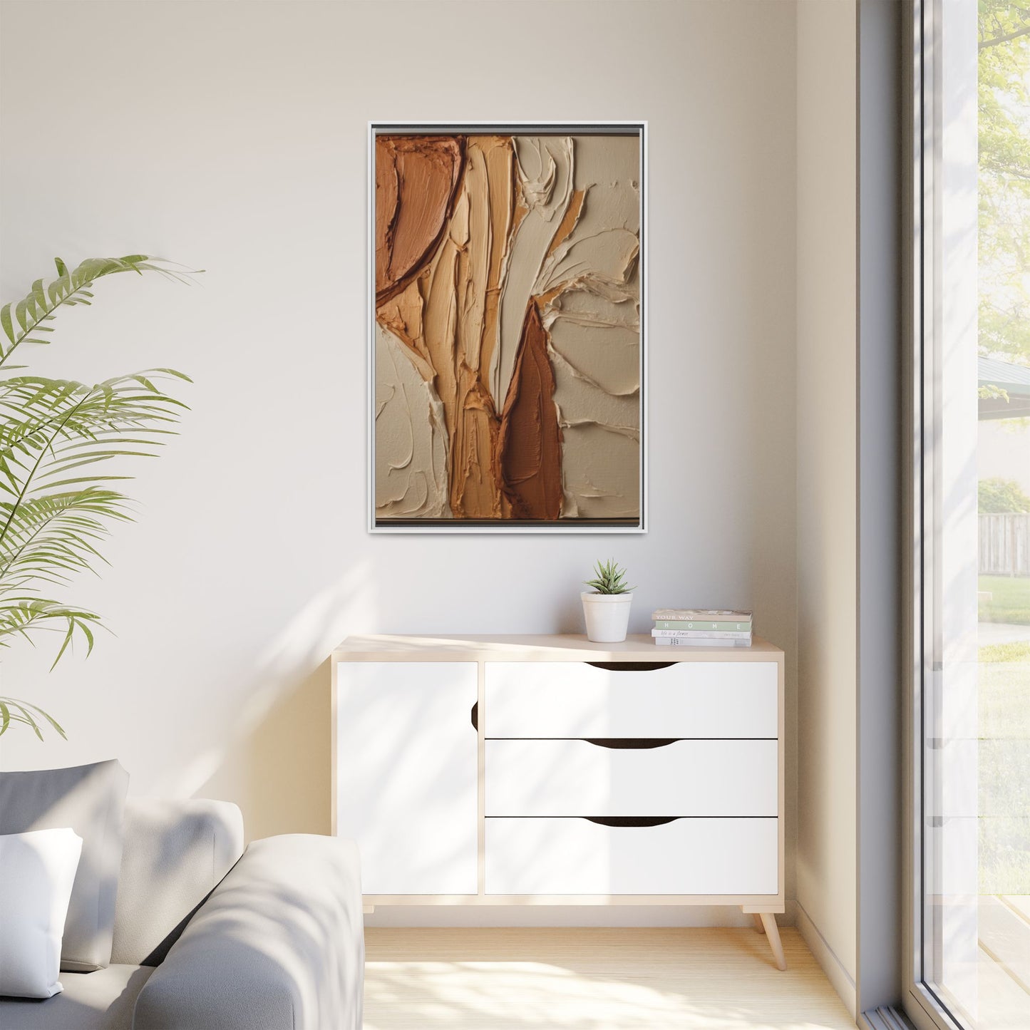 Matte Canvas, Framed (Multi-color)